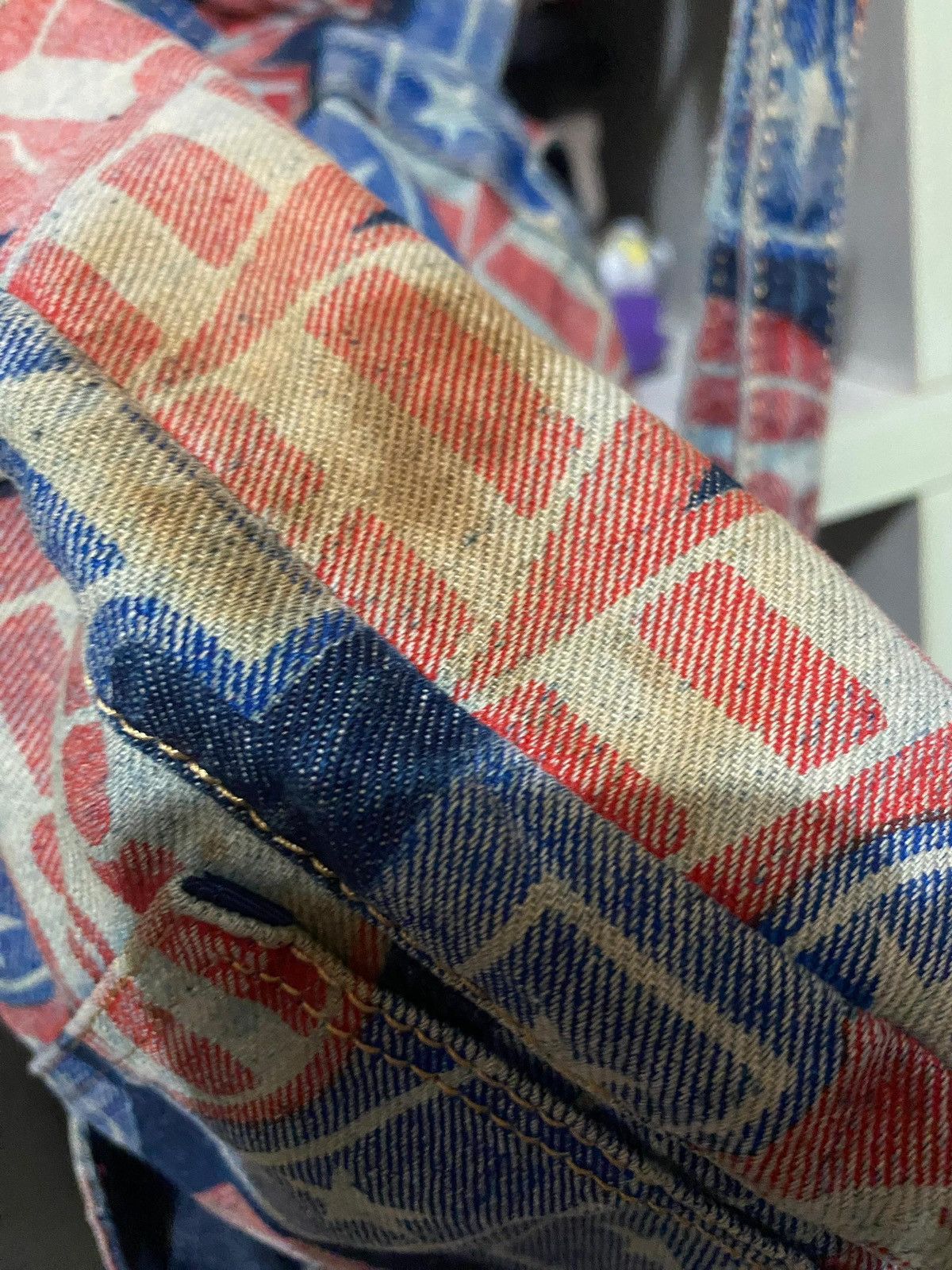 Hysteric Glamour × Vintage Hysteric Glamour American Denim Bagpack Size ONE SIZE - 3 Thumbnail