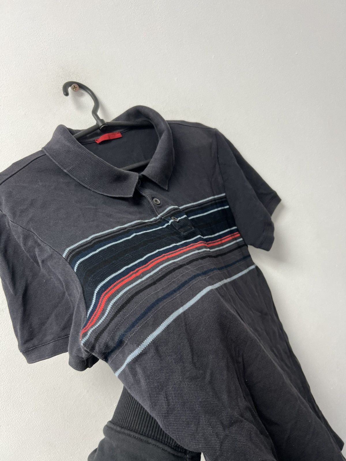 Prada Vintage Prada Polo T-Shirt Red Tab Luxury Size US L / EU 52-54 / 3 - 4 Thumbnail