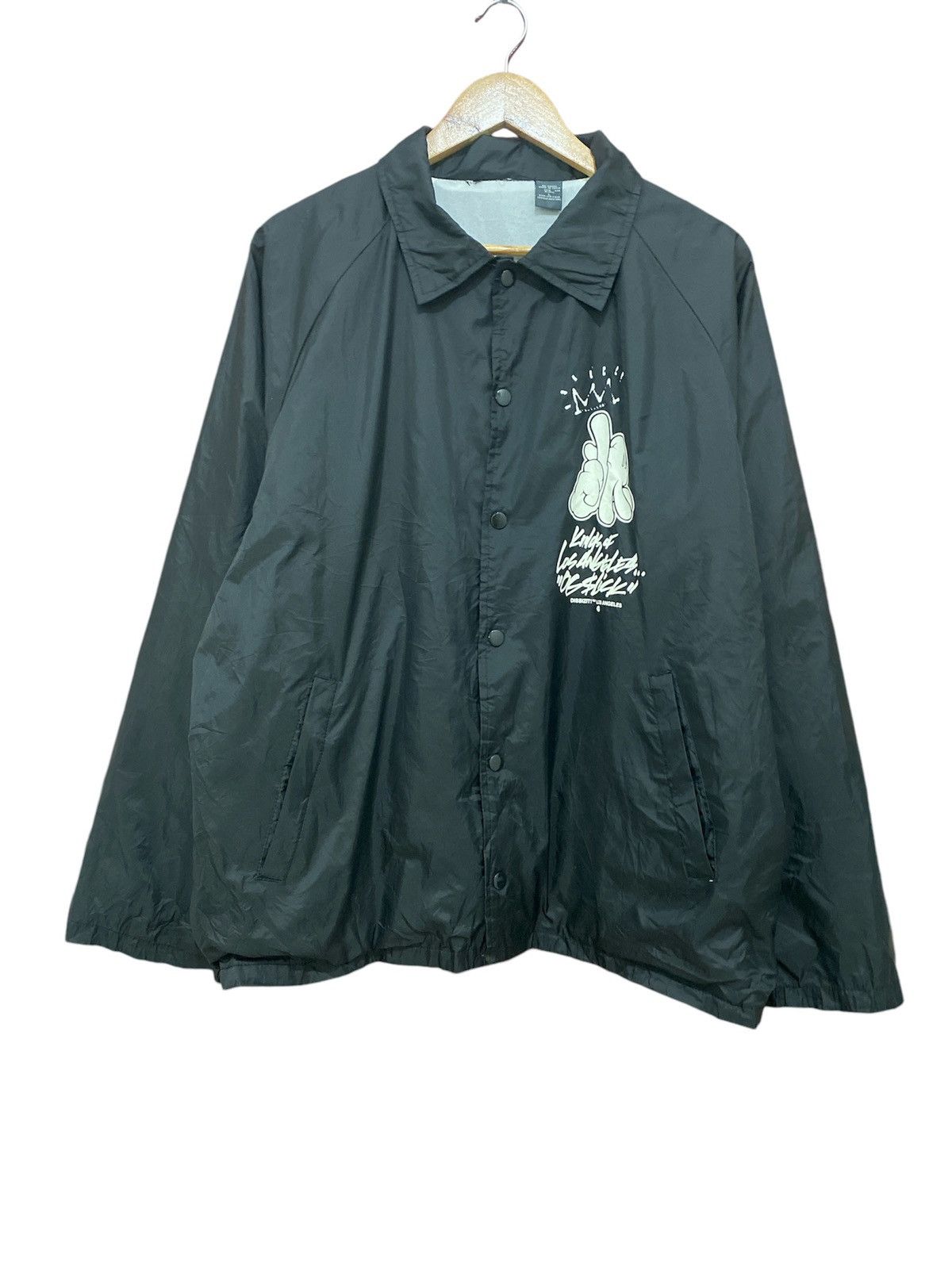 Dissizit × Japanese Brand Dissizit Liberty Or Death Big Logo Coach Jacket Size US L / EU 52-54 / 3 - 2 Thumbnail