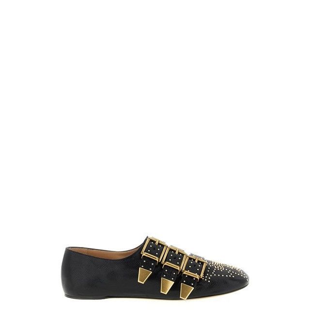 CHLOE Susanna Black Ballerina Flats New & Authentic (Women's