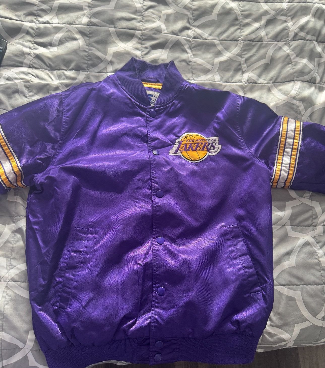 Vintage 80’s Lakers Bomber Jacket. Starter NBA Size L