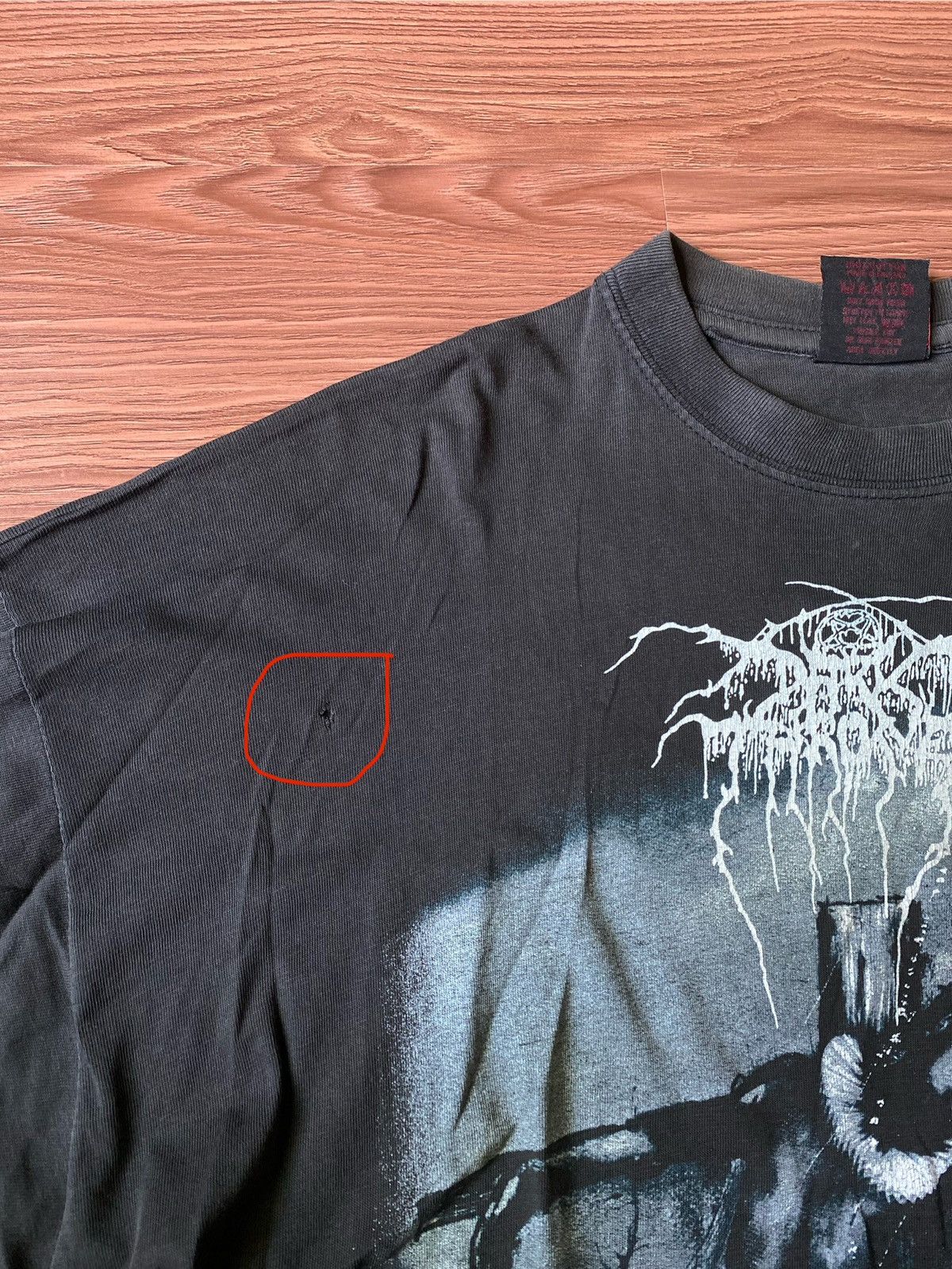 Band Tees 💀vintage dark throne true norwegia black metal💀 Size US L / EU 52-54 / 3 - 9 Thumbnail