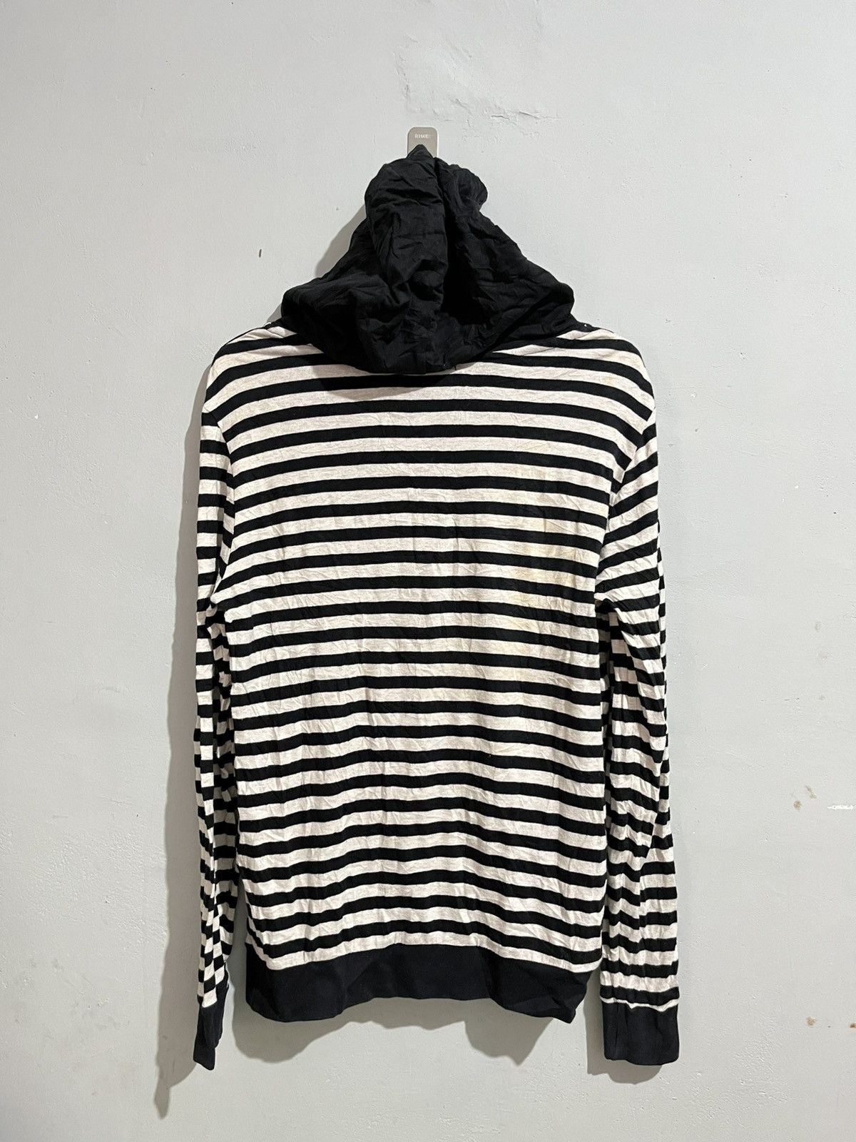 Hysteric Glamour Japanese clride striped poem vkei punk hoodie Size US M / EU 48-50 / 2 - 5 Thumbnail