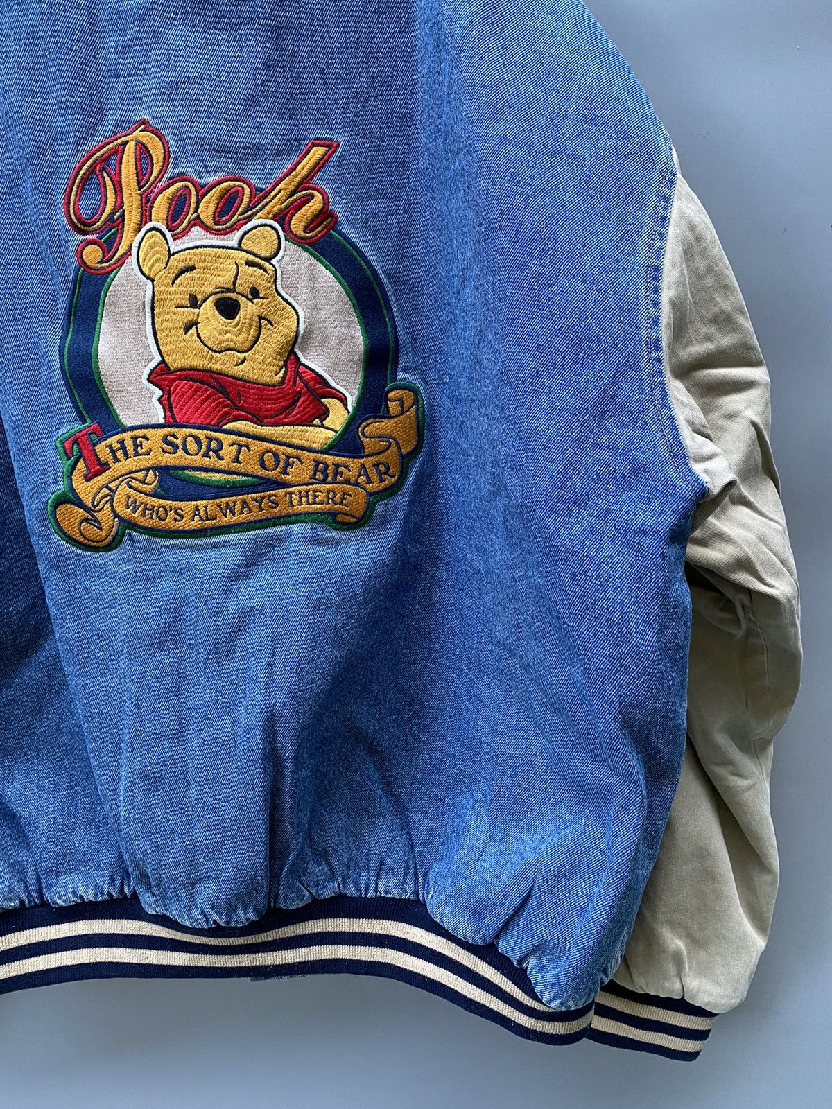 Disney 90s No- Pooh Bother Bear - Xxxtentacion Varsity Jacket Size US XXL / EU 58 / 5 - 11 Thumbnail