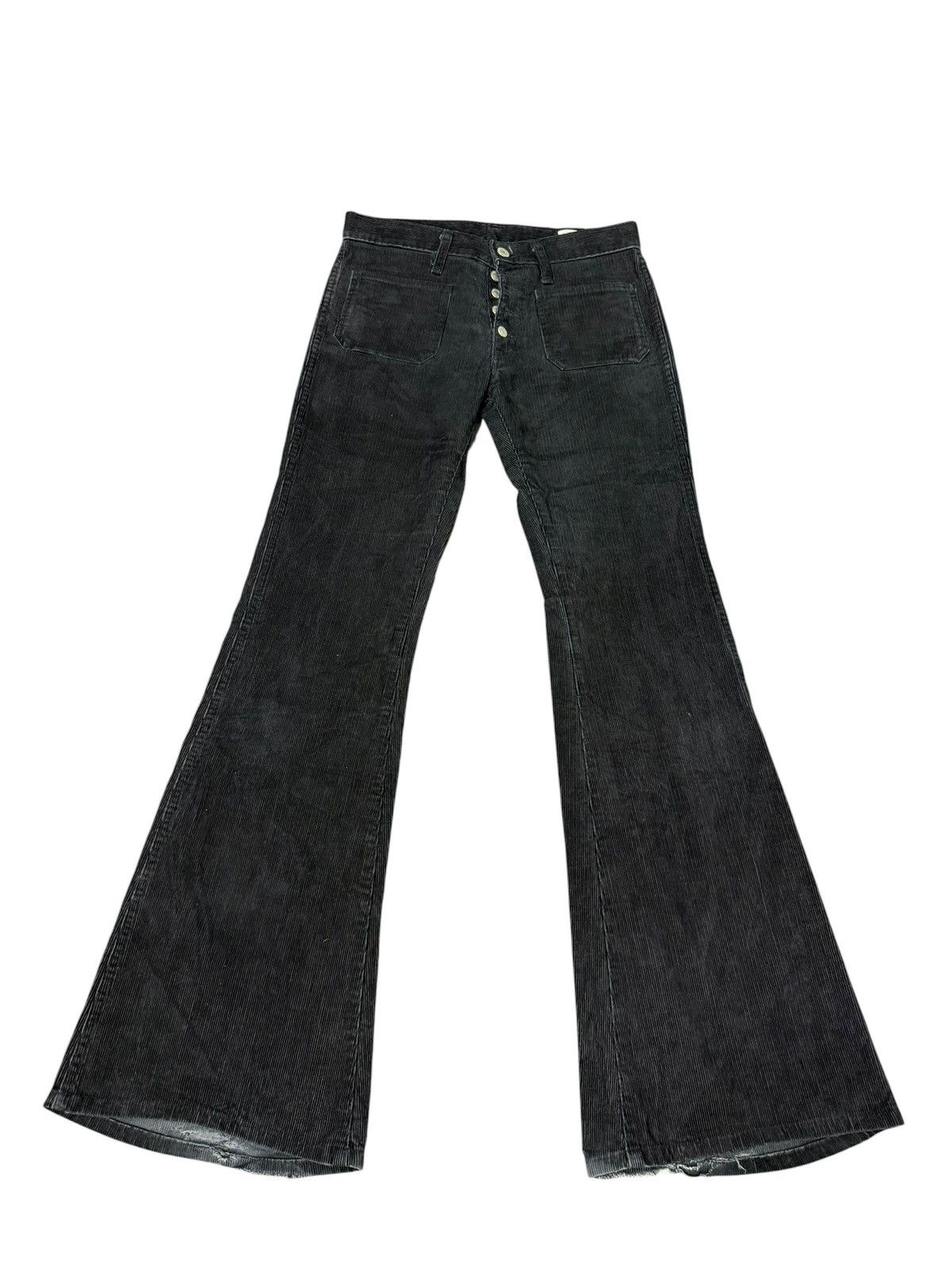 Flare Jeans Vtg 80s Bison Corduroy Boot Cut lgb cdg 3🟦5