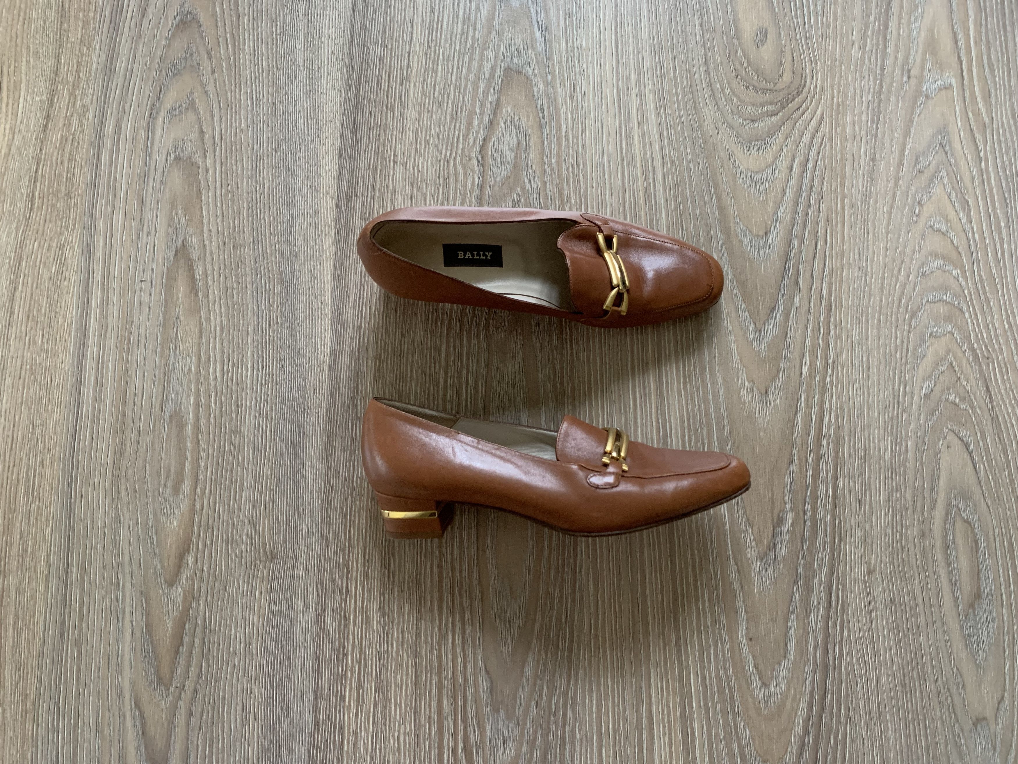 Bally × Vintage Vintage Bally Brown Block Heel Pumps Size US 9 / IT 39 - 11 Thumbnail