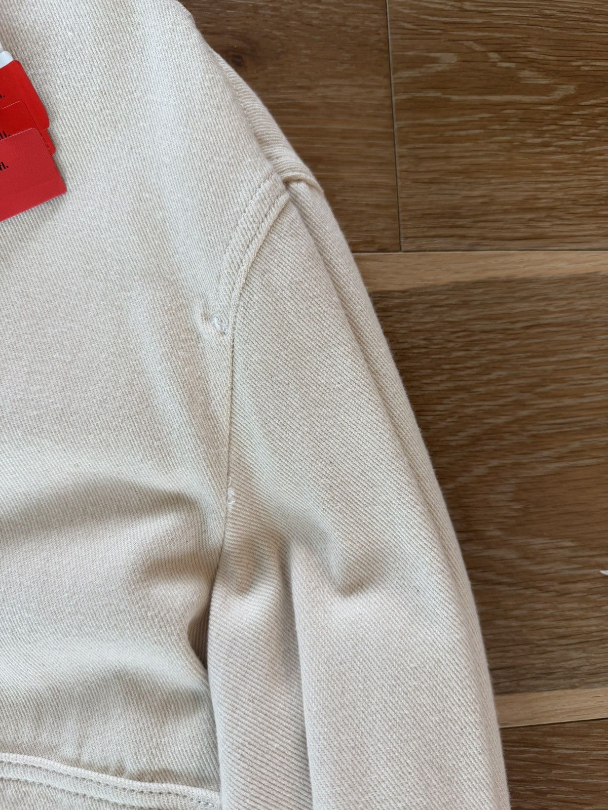 Zara NWT ZARA Utility Chore Crop Jacket Beige Cream Full Zip Size US L / EU 52-54 / 3 - 4 Thumbnail