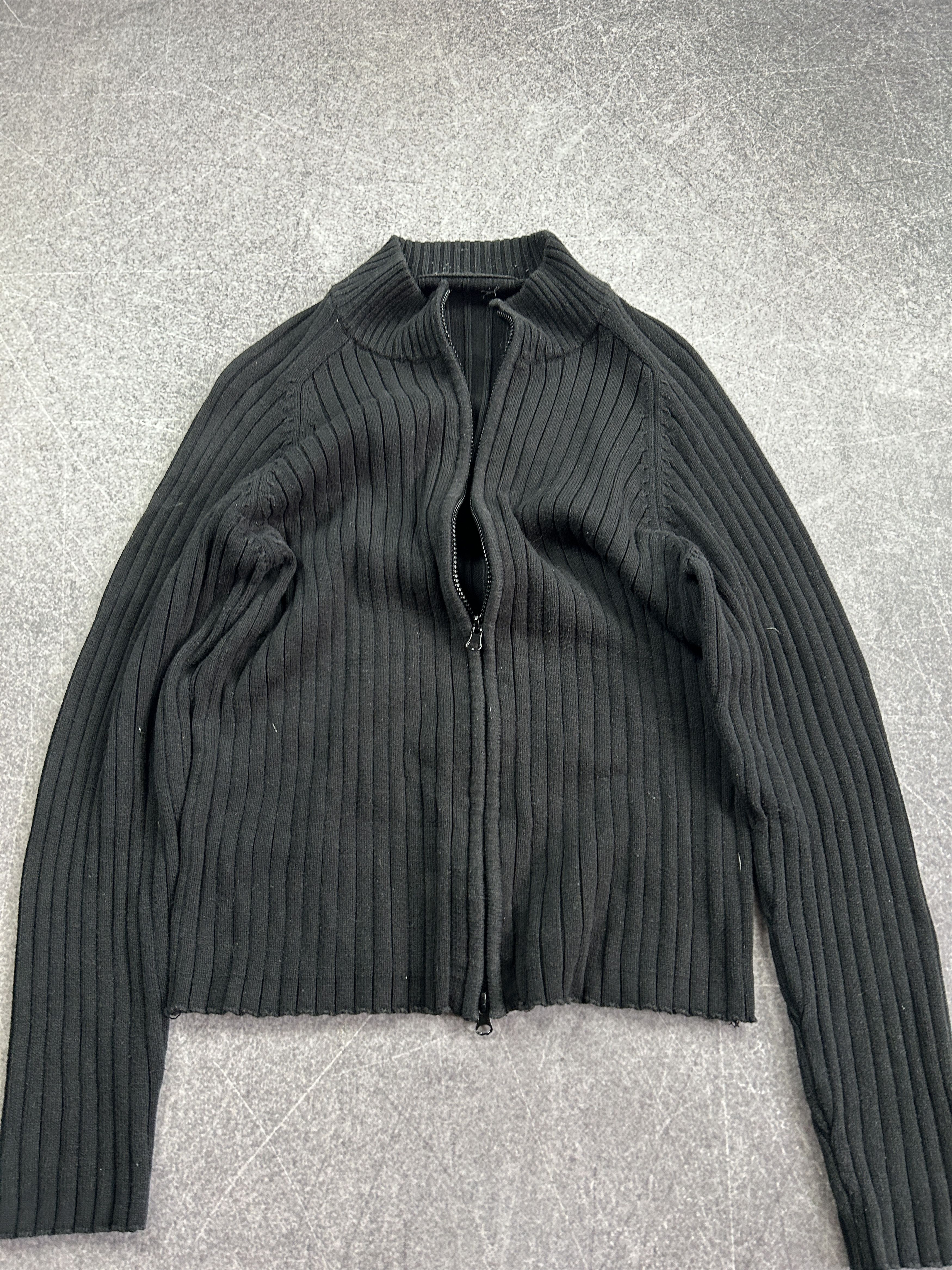 Japanese Brand vintage Y2K Junya Watanabe Balenci Style Zip Sweater 90s Size US S / EU 44-46 / 1 - 4 Thumbnail