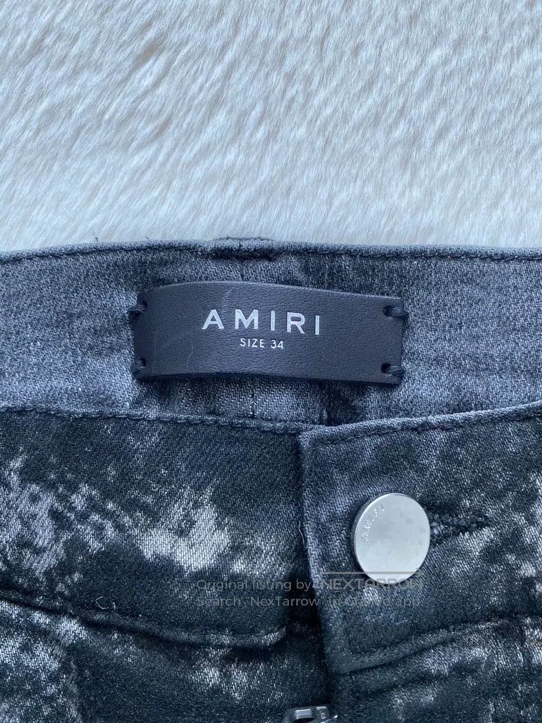 Amiri Amiri Size 34 Python leather jeans Size US 34 / EU 50 - 2 Thumbnail