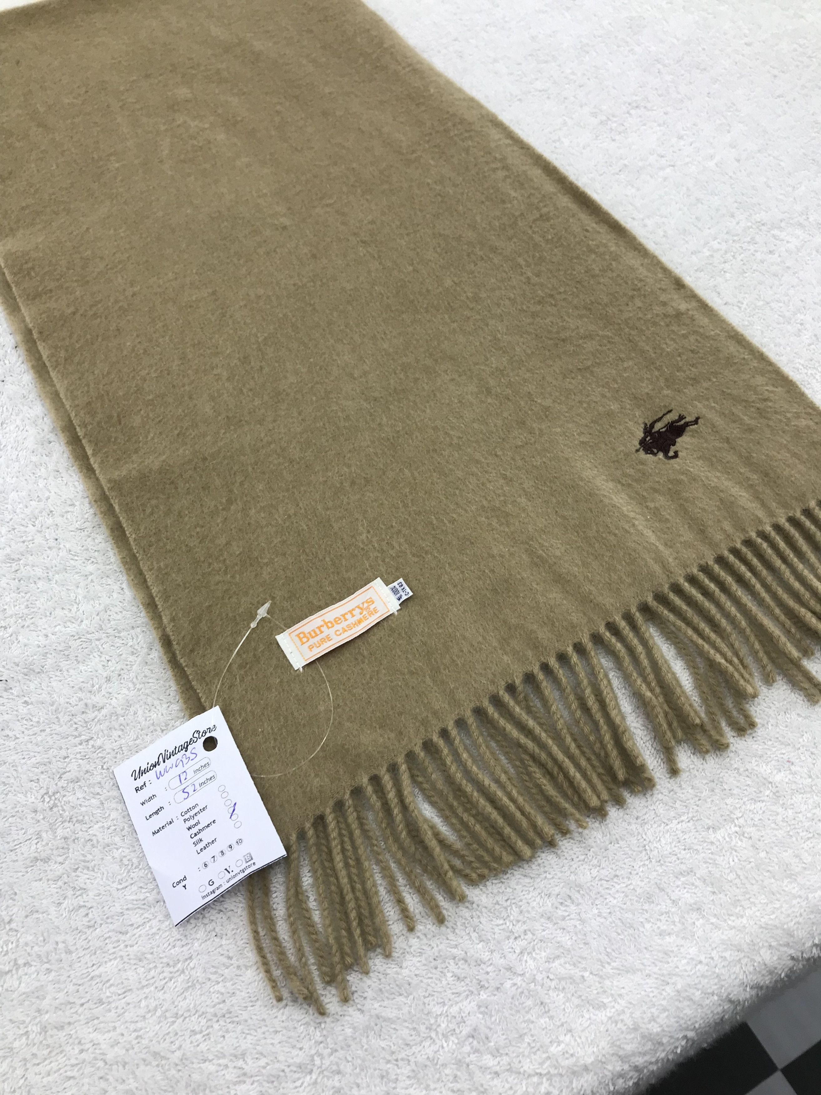 Burberry × Vintage Burberry Scarf / Muffler / Neckwear - WW935 Size ONE SIZE - 3 Thumbnail