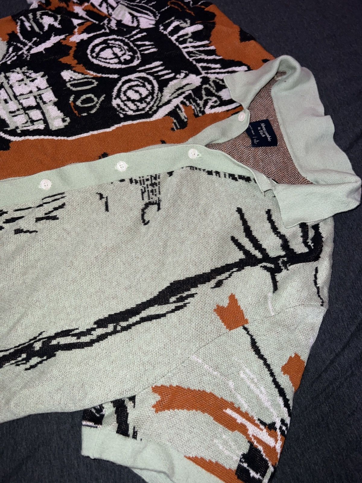 Abercrombie & Fitch A&F Basquiat Button up Size US L / EU 52-54 / 3 - 2 Thumbnail