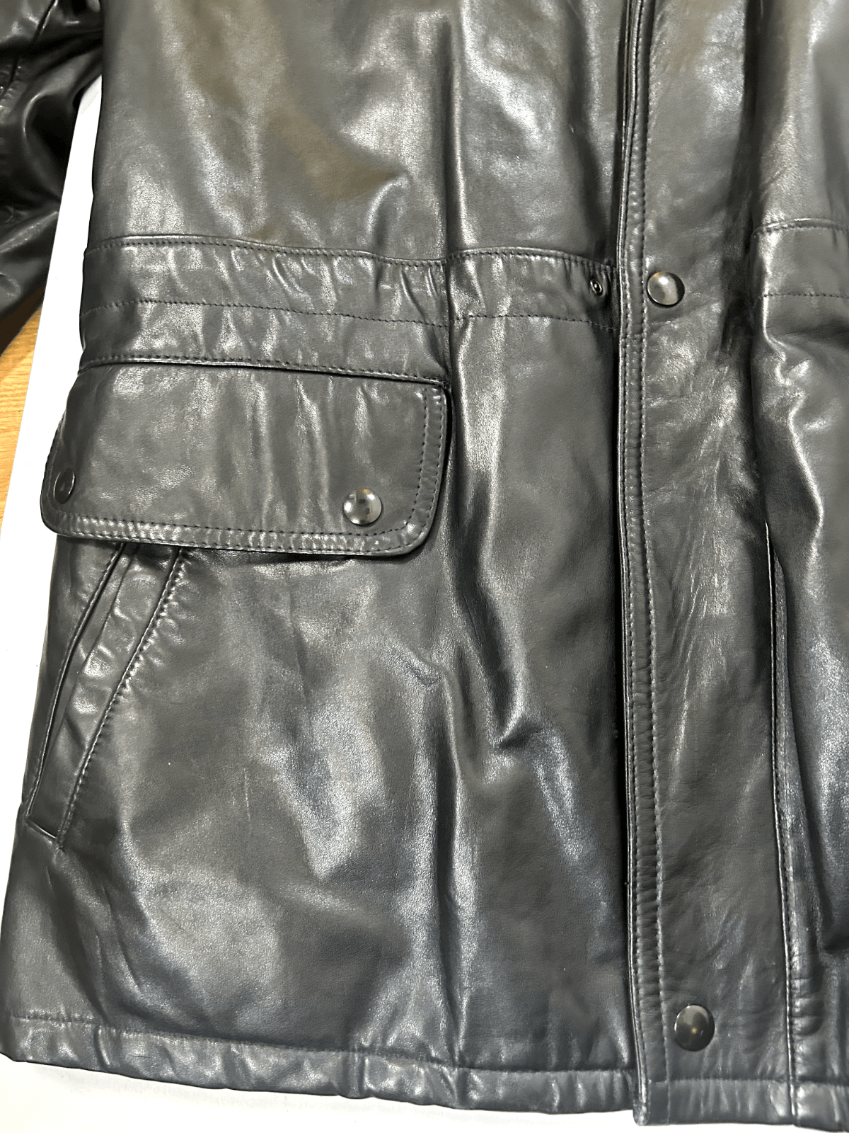 Dakota Grizzly Vintage 90s Grizzly Genuine Leather Bomber Button Up Jacket Size US XL / EU 56 / 4 - 8 Thumbnail