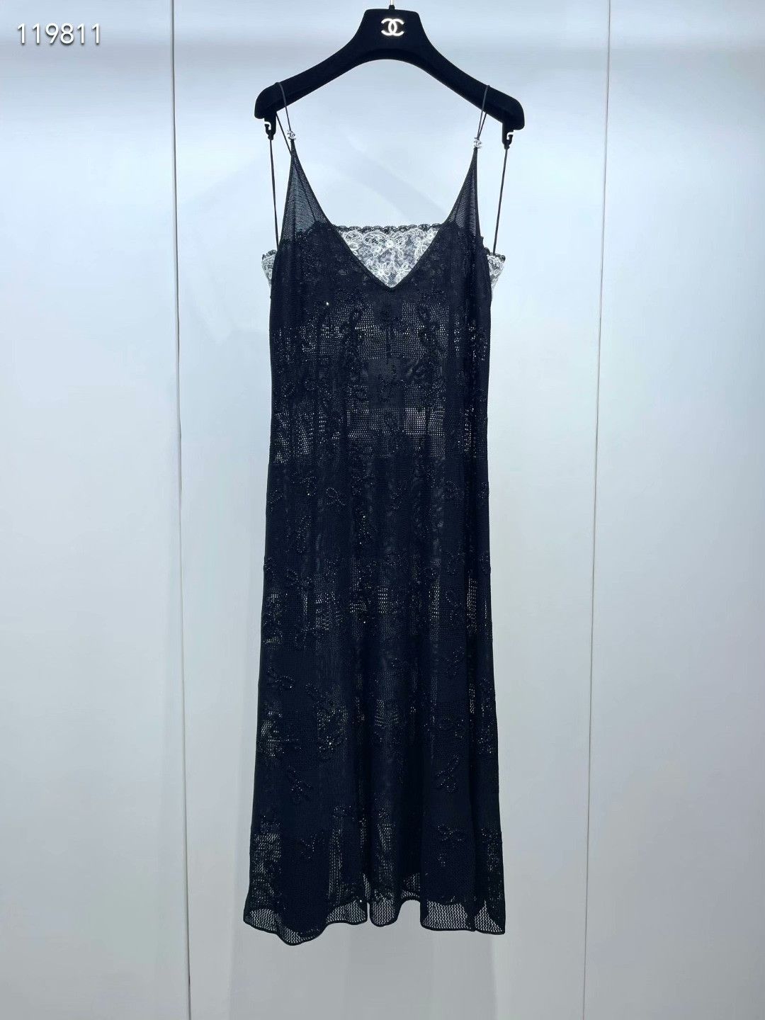 Chanel Chanel 2024 Crystal Bow Cutout Dress Size S / US 4 / IT 40 - 1 Thumbnail