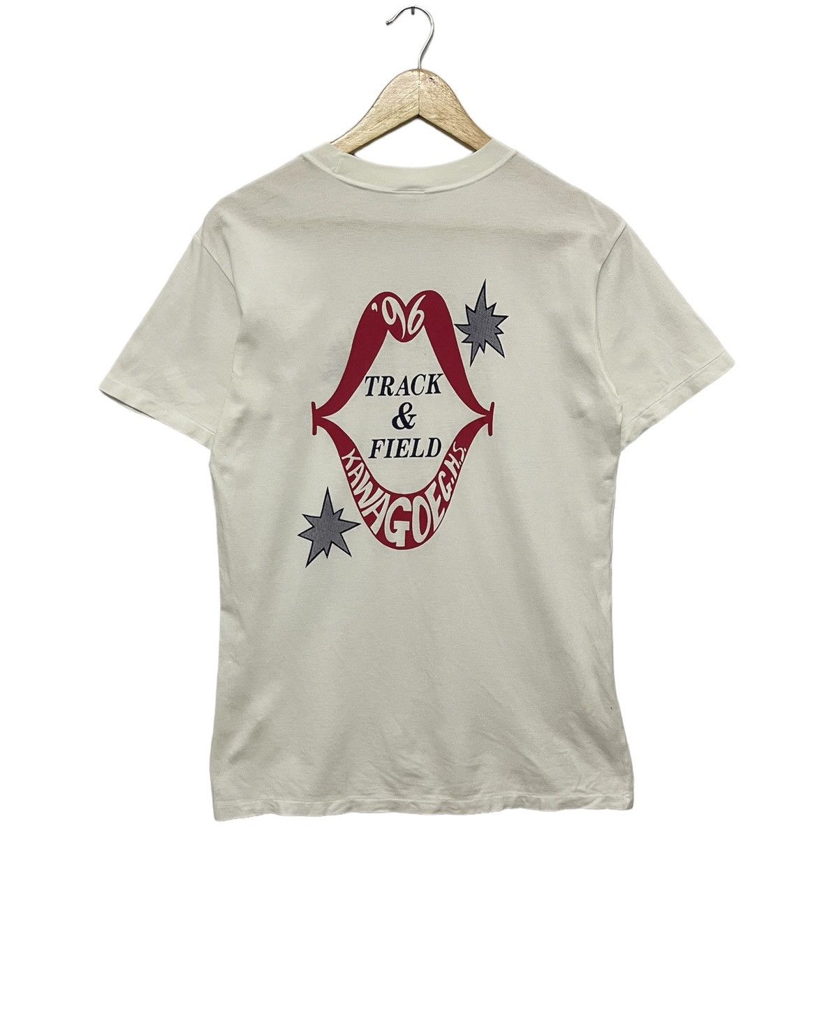 Champion × Vintage Vintage 90's Champion Track & Field T-shirt White Size US M / EU 48-50 / 2 - 2 Thumbnail