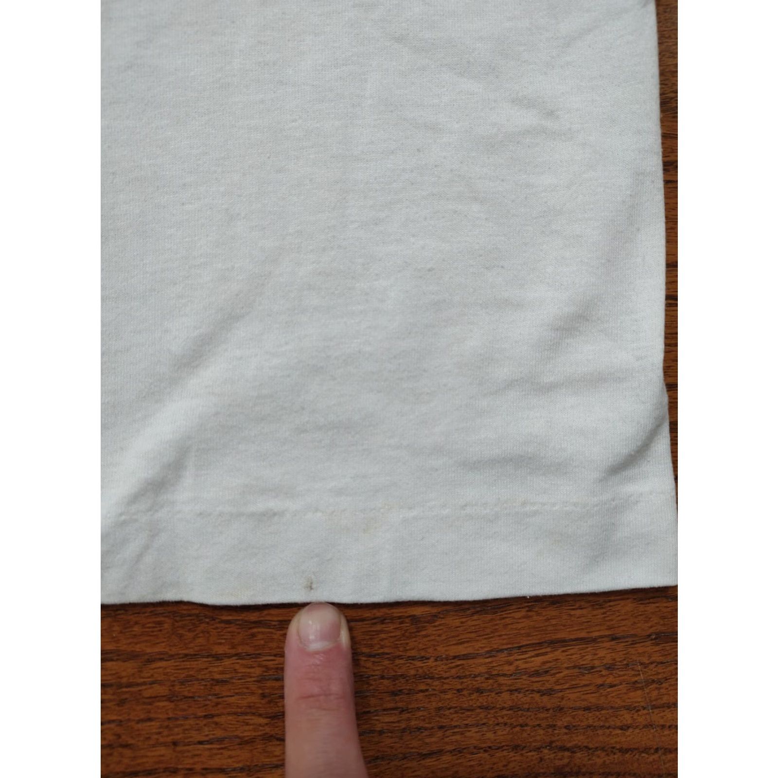 Vintage VINTAGE Montana T-Shirt Mens Medium Short Sleeve Crew Neck White 1991 90s Cowboy Nature Stitch Short Sleeve Shirt Size US M / EU 48-50 / 2 - 7 Thumbnail