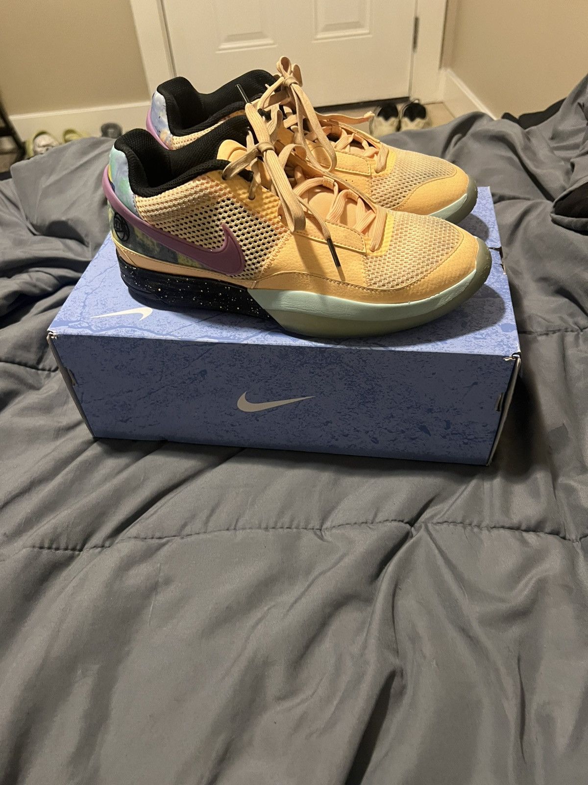 Nike Nike Eybl Ja 1s melon tint Size US 8 / EU 41 - 1 Thumbnail