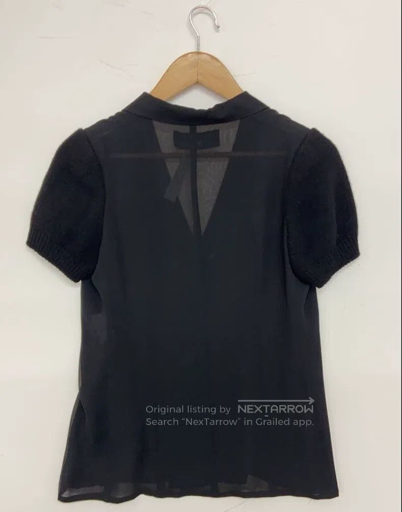 Comme des Garcons Comme Des Garcons Black Short Sleeve Shirt Size M / US 6-8 / IT 42-44 - 2 Thumbnail
