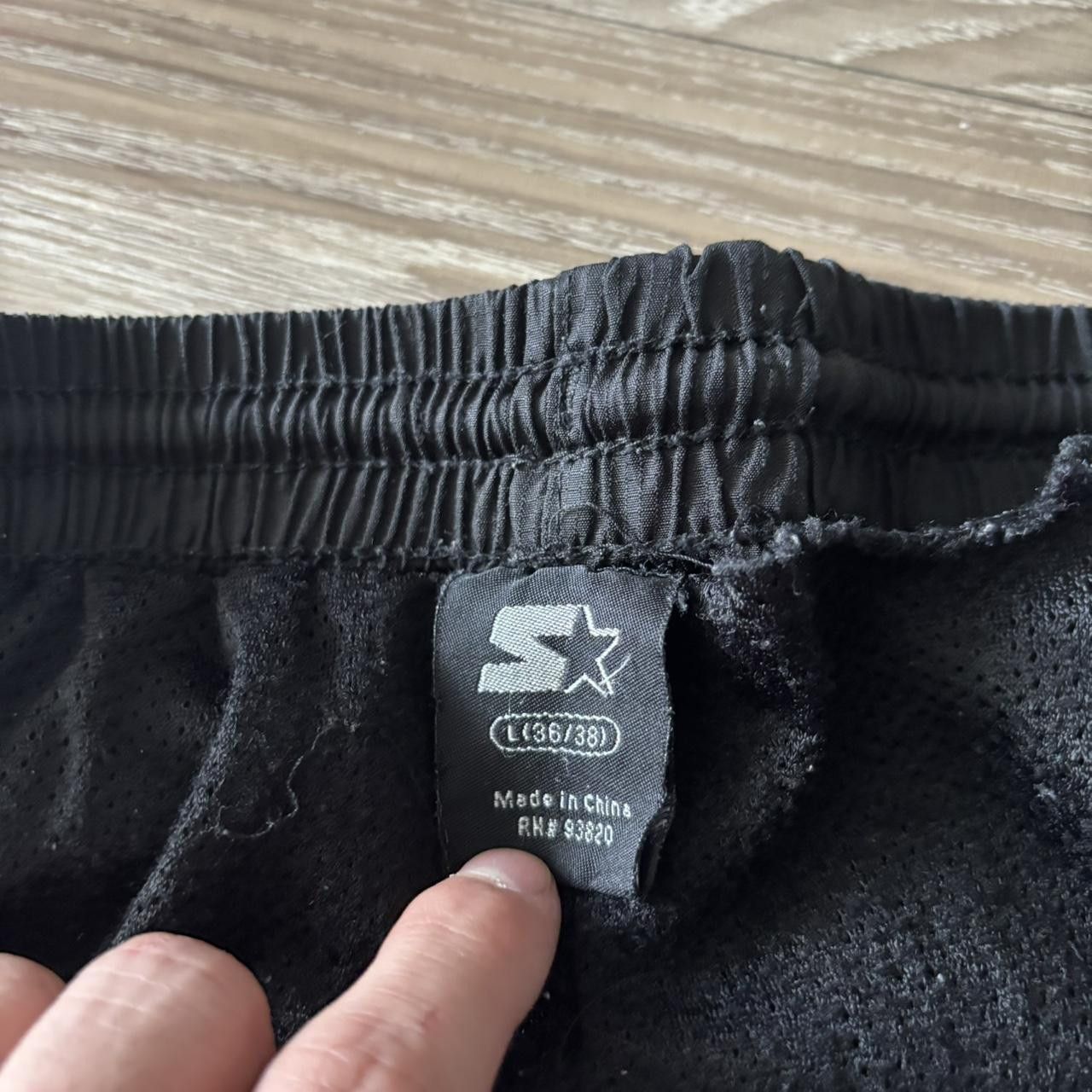 Starter Crazy Vintage Y2K/2000s Baggy Black Grey Striped Starter Streetwear Track Pants! Size L Size US 34 / EU 50 - 8 Thumbnail