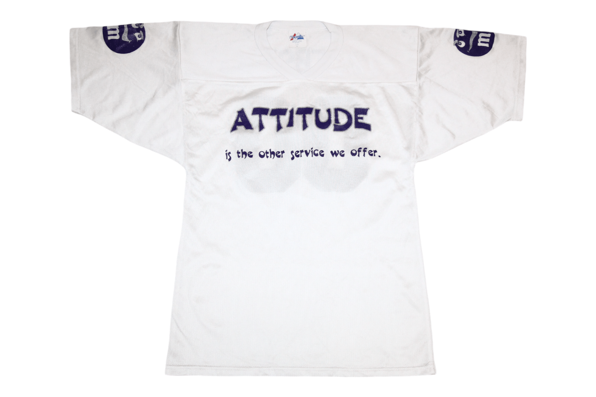 Majestic RARE 90's Majestic x M&M's x Attitude #00 Baseball Jersey Size US S / EU 44-46 / 1 - 1 Thumbnail