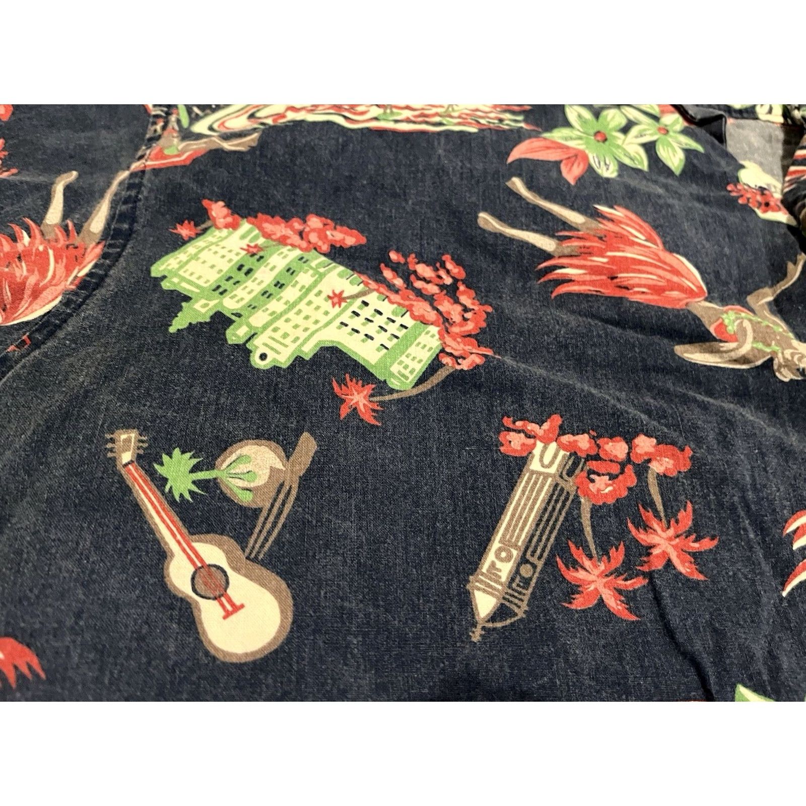 ALOHAS VINTAGE BC Ethic Biscuits & Gravy Button-Up Hawaiian Shirt USA Made XL Size US XL / EU 56 / 4 - 3 Thumbnail