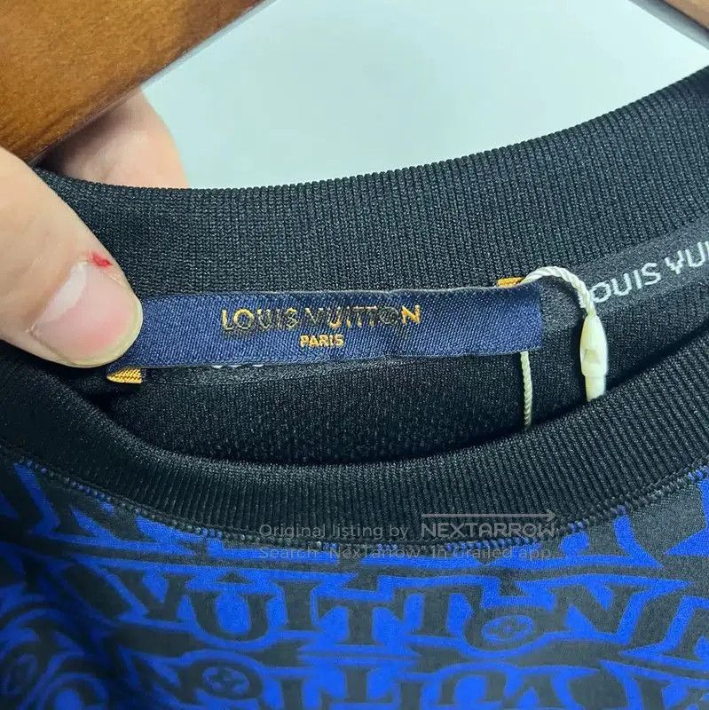 Louis Vuitton Louis Vuitton Blue Graphic Men's T-Shirt . Size US XS / EU 42 / 0 - 3 Thumbnail