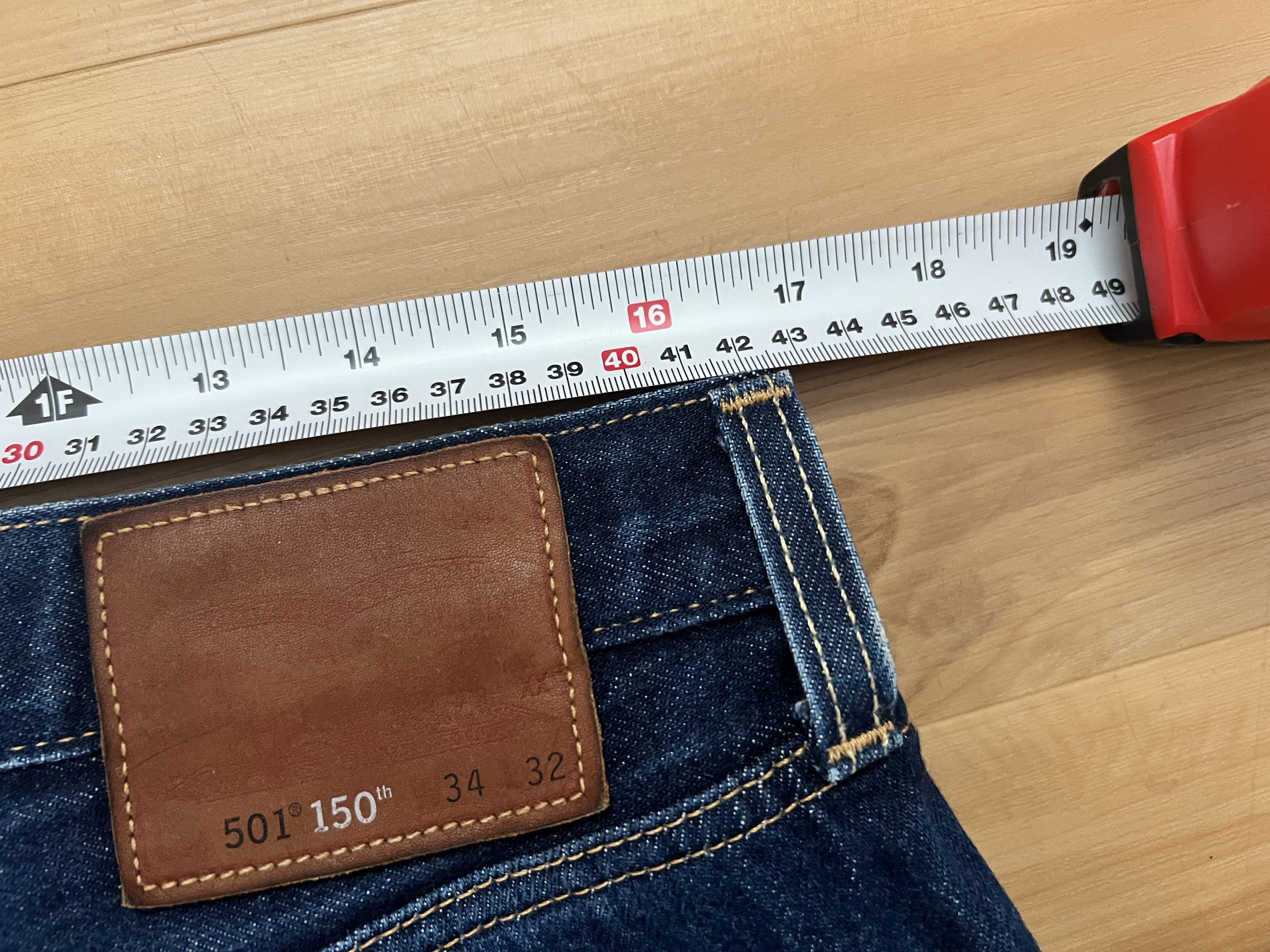Levi's Levi's 501 150th Anniversary Selvedge Jeans 34 Birthday Size US 34 / EU 50 - 10 Thumbnail