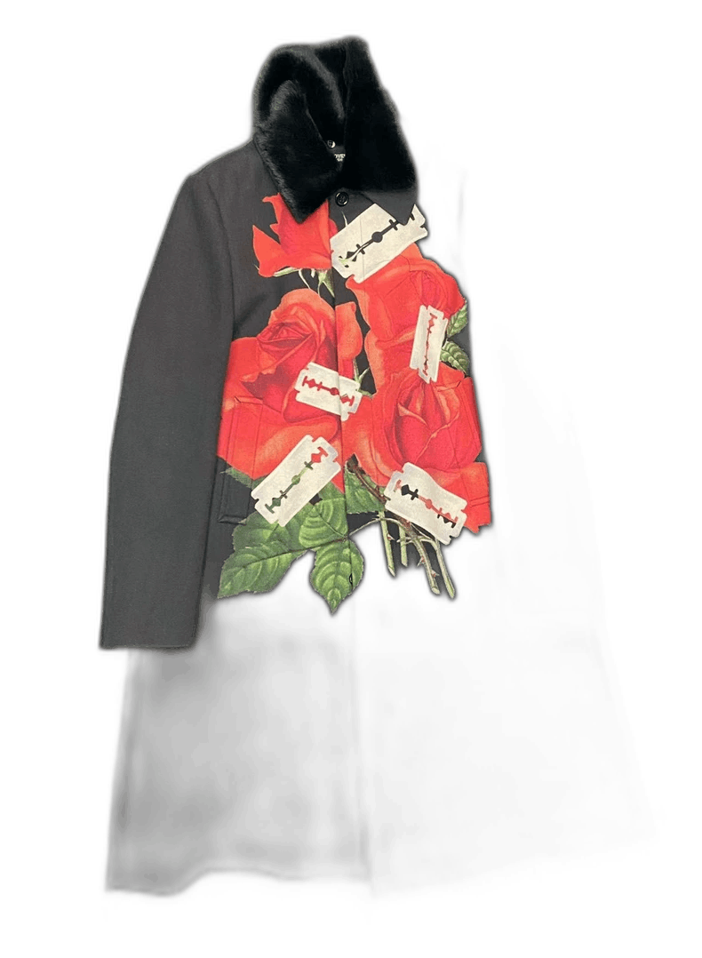 Undercover Undercover UC Coat with Rose Print Design Size US L / EU 52-54 / 3 - 1 Thumbnail