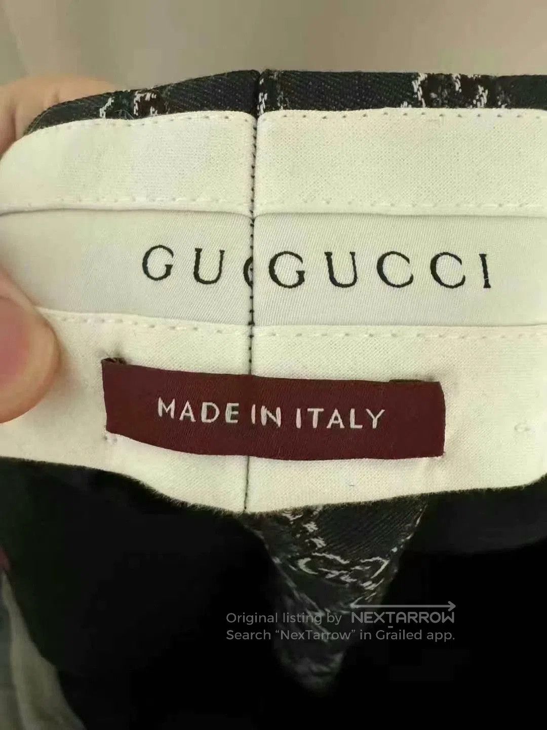 Gucci gucci logo print long pants. Size US 31 - 3 Thumbnail