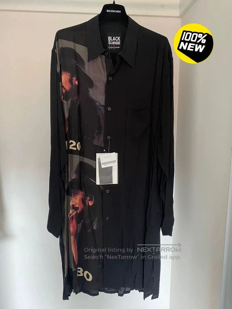 Yohji Yamamoto Yohji Yamamoto 20SS Smoking Print Shirt. Size US M / EU 48-50 / 2 - 1 Thumbnail