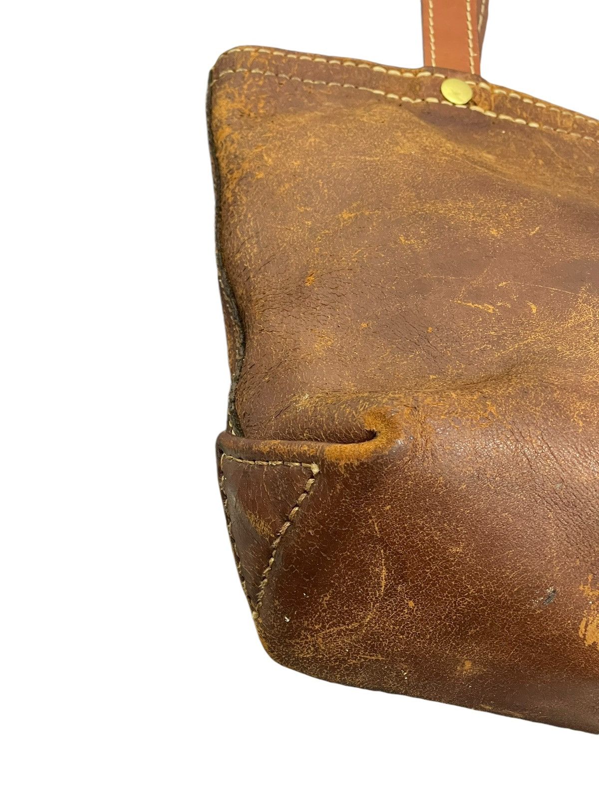 Genuine Leather Full Leather Patina Unknown Tote Shoulder Bag 1🟩0 Size ONE SIZE - 14 Thumbnail