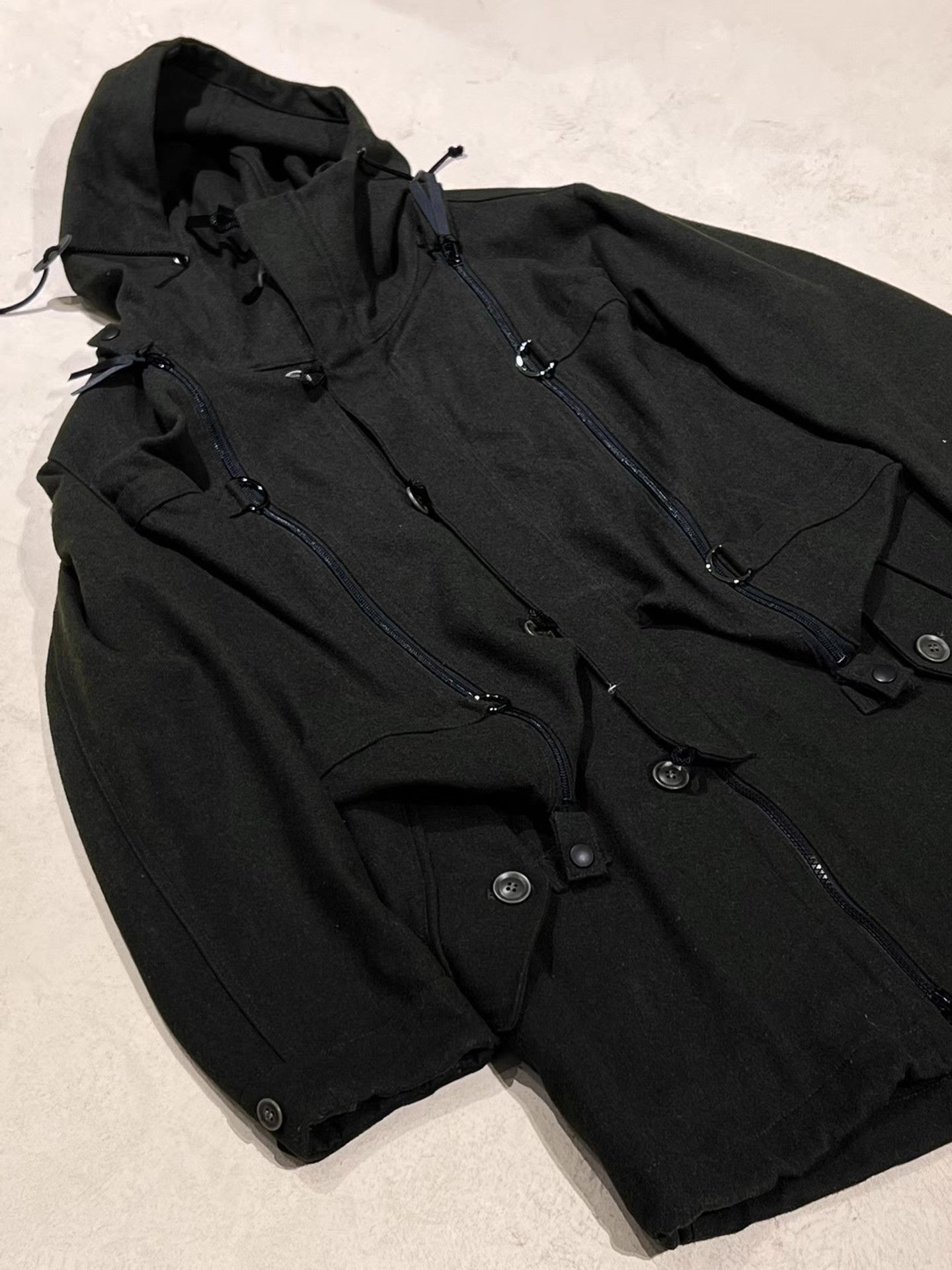 Final Home Finalhome Three-Zip Parka Wool Coat Jacket Q13 Size US L / EU 52-54 / 3 - 5 Thumbnail