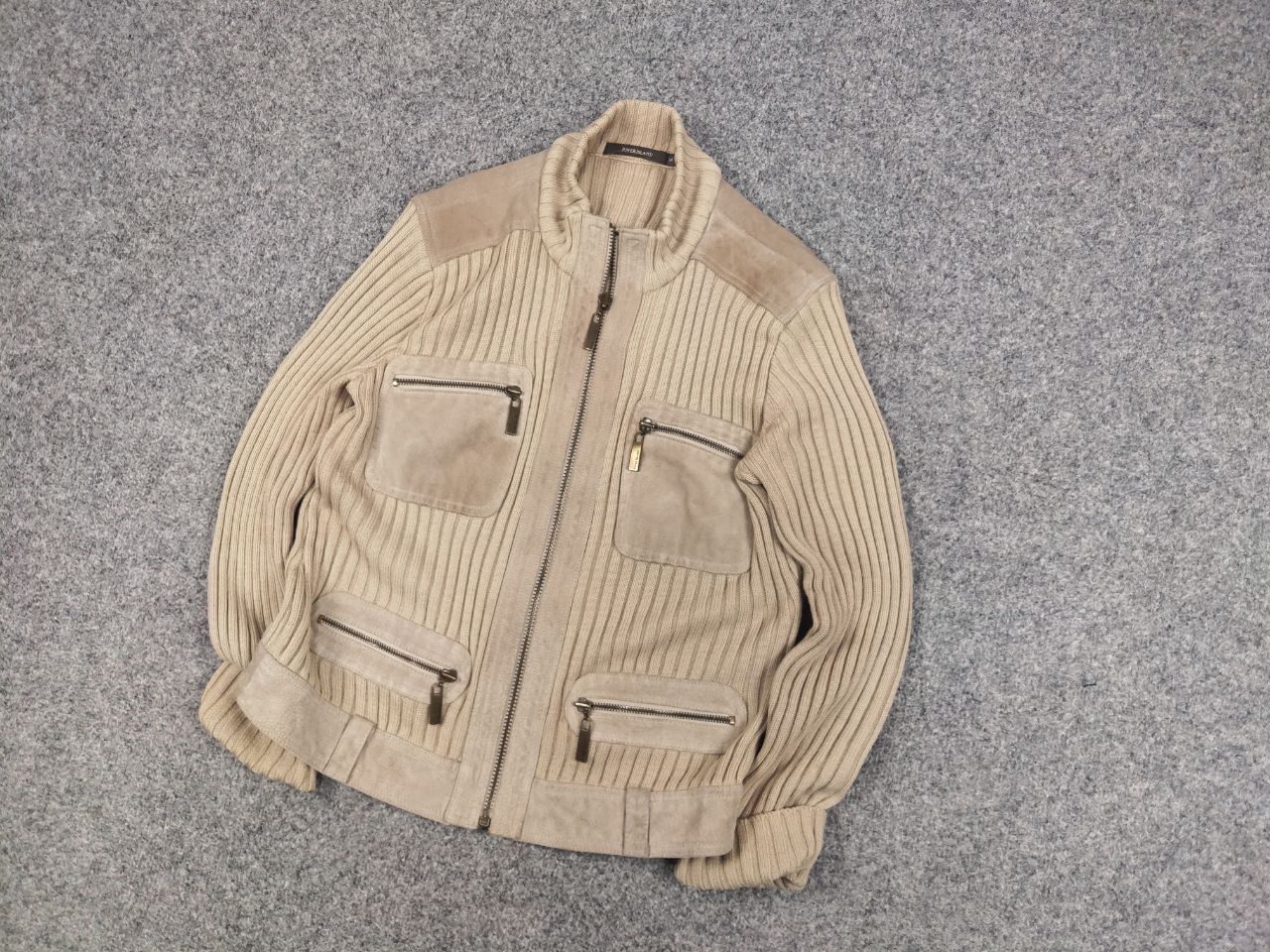 Hysteric Glamour Vtg Japan Hysteric Glamour Yamamoto Style ribbed Zip Sweater Size US S / EU 44-46 / 1 - 3 Thumbnail