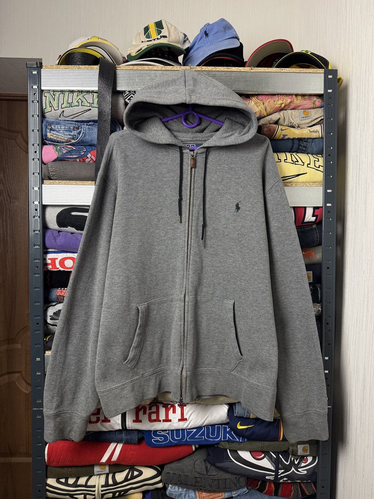 Polo Ralph Lauren Polo Ralph Lauren Zip Hoodie Vintage RL Pullover 90s Size US XL / EU 56 / 4 - 1 Thumbnail