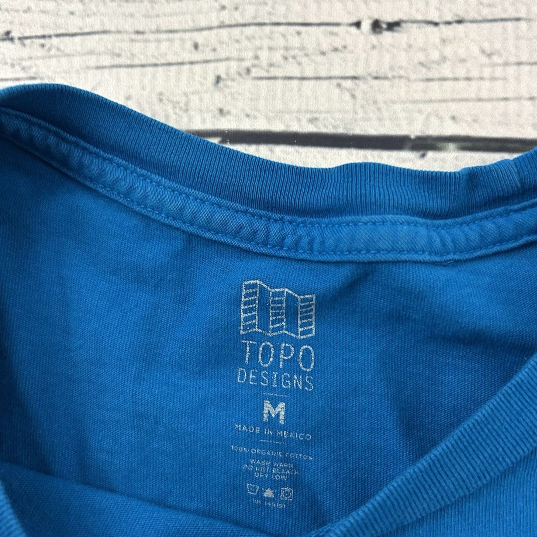 Topo Designs Topo Designs Short Sleeve T Shirt Men M Blue Made For Anywhere On Your Map Size US M / EU 48-50 / 2 - 4 Thumbnail
