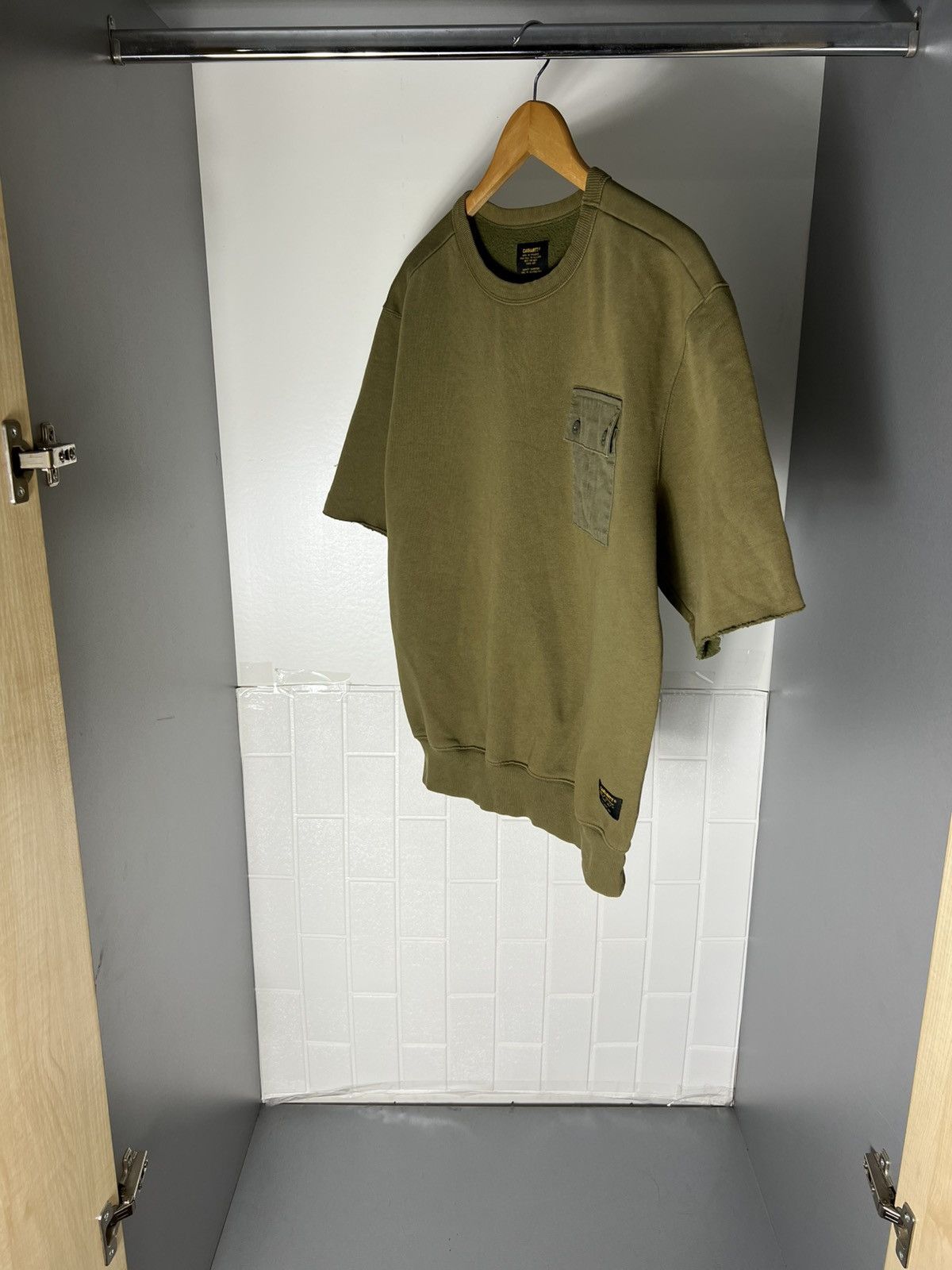 Carhartt Wip VINTAGE CARHARTT WIP MILITARY POCKET SWEAT DESIGNER Y2K 90s Size US M / EU 48-50 / 2 - 9 Thumbnail