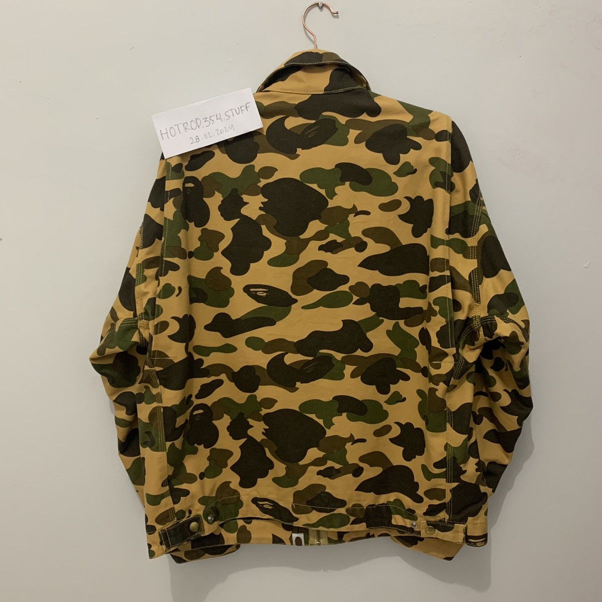 Bape Bape x Carhartt 1st Camo Detroit Jacket | Grailed