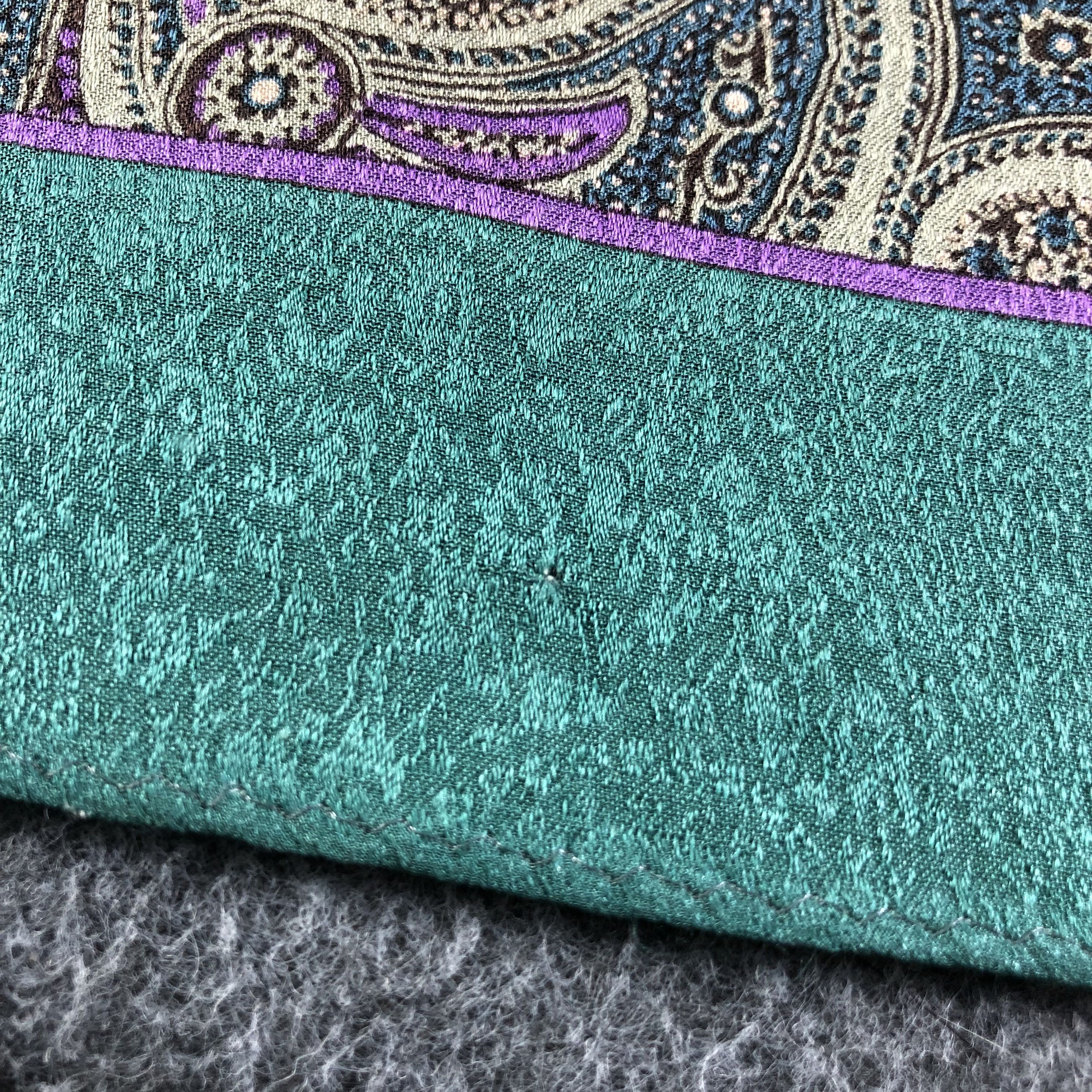 Hardy Amies Vintage Hardy Amies Paisley Silk Scarf M713 Size ONE SIZE - 6 Thumbnail