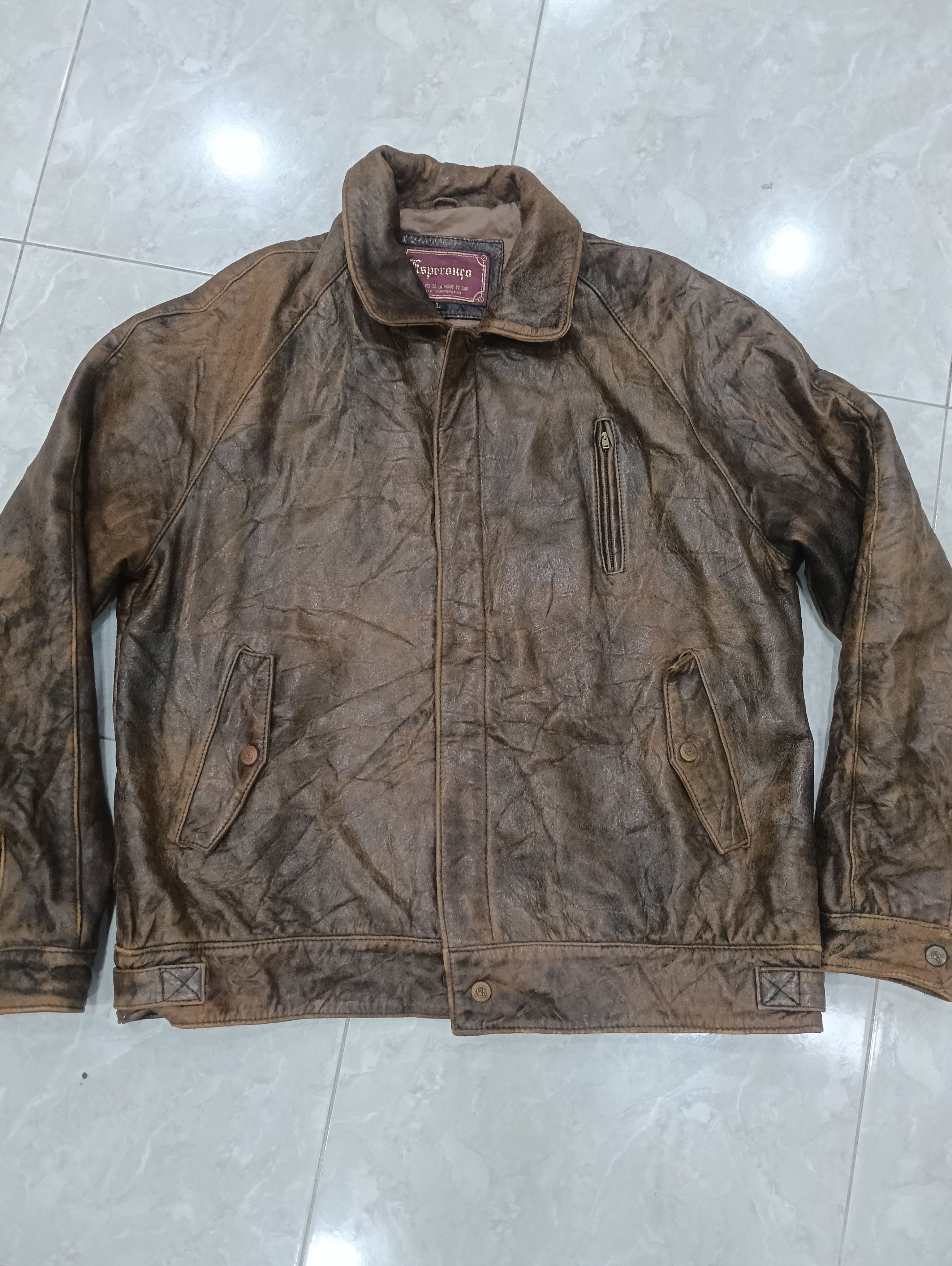 Beauty Beast × Japanese Brand Vintage Esporonco Leather Jacket Size US L / EU 52-54 / 3 - 3 Thumbnail