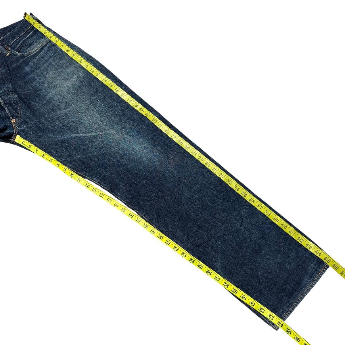 Evisu Vintage Evisu Snake Eyes Daicock Denim Selvedge Jeans Size US 33 - 19 Thumbnail