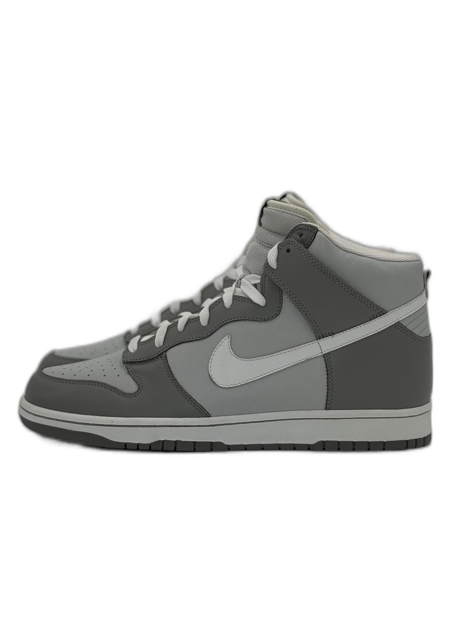 Nike NIKE MENS DUNK HIGH NEUTRAL GREY/WHITE-LIGHT CHARCOAL SZ 12 Size US 12 / EU 45 - 2 Thumbnail