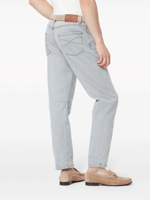 Brunello Cucinelli Denim Pants in Open Blue Size US 34 / EU 50 - 2 Thumbnail