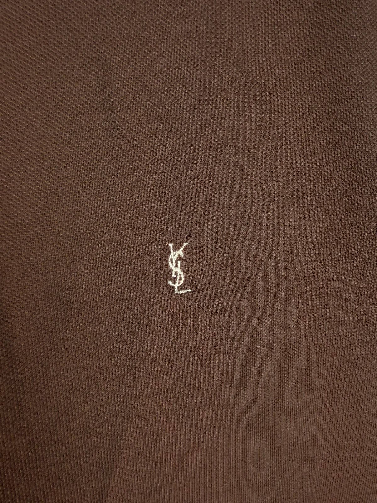 Yves Saint Laurent Brown YSL Polo Soft YSL Shirt YSL Tee Size US XL / EU 56 / 4 - 3 Thumbnail