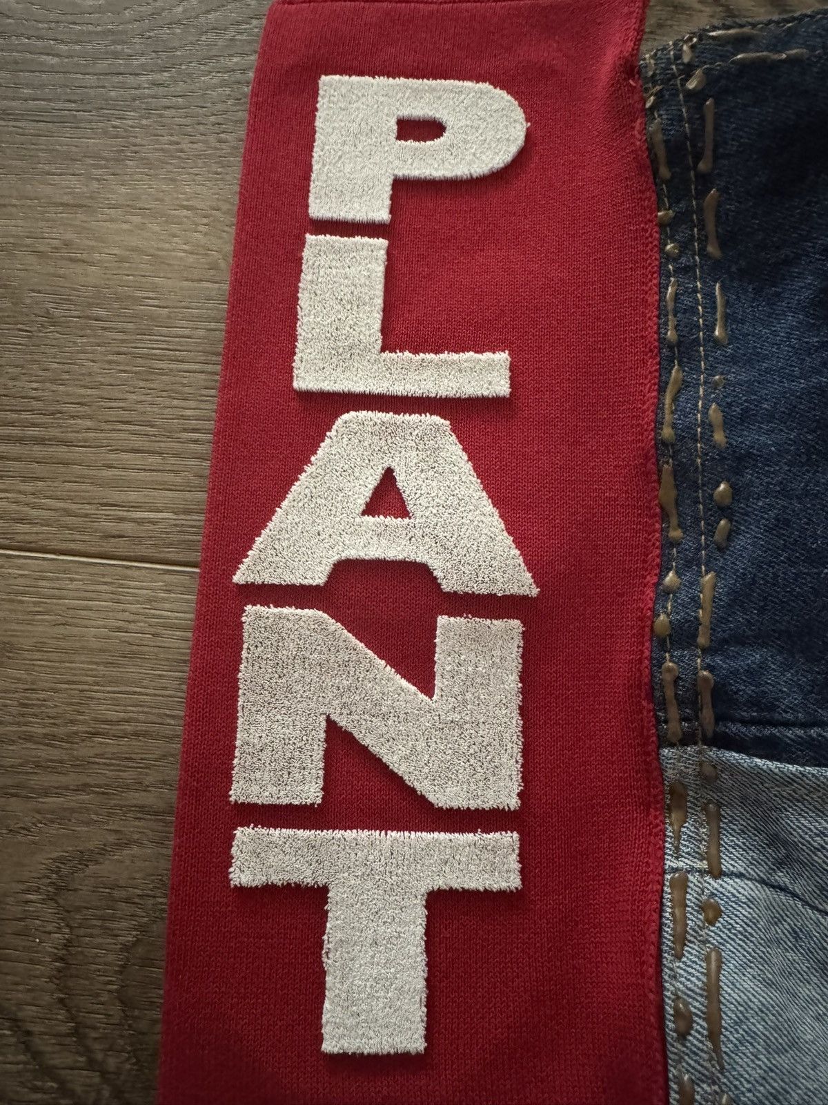 Cactus Plant Flea Market RARE CPFM Denim Tears Levis Vtg Patchwork Tote Bag Size ONE SIZE - 3 Thumbnail