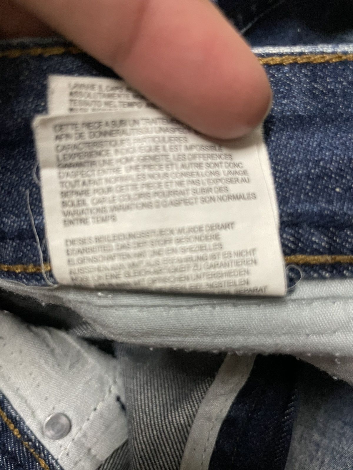 Diesel 💥Vintage Diesel DNA ( Dirtynewage ) Mudwash Jeans Italy Size 31" - 11 Thumbnail