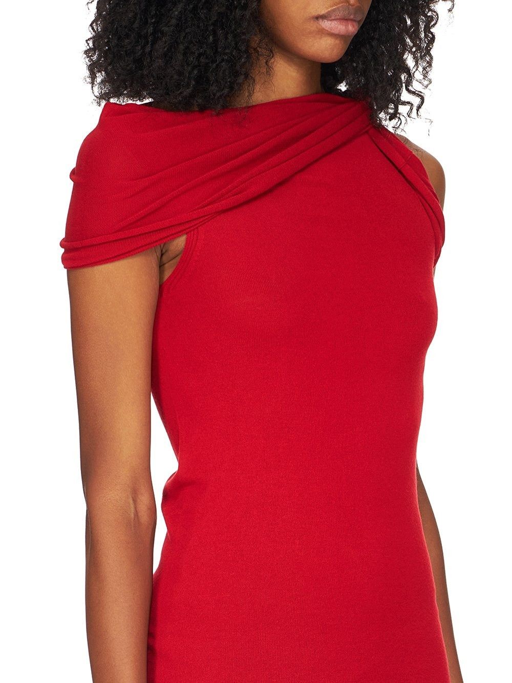 Rick Owens o1y0126 Tank Top in Red Size M / US 6-8 / IT 42-44 - 4 Thumbnail