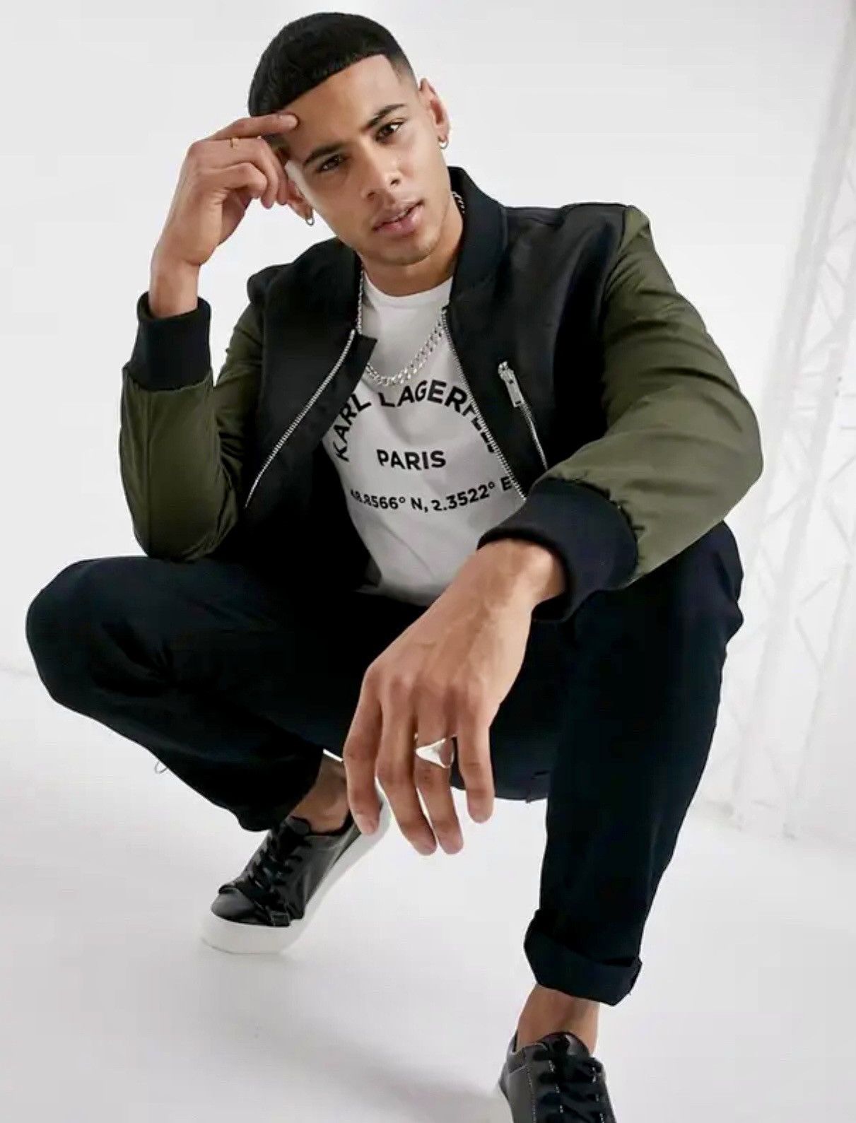 Karl Lagerfeld Karl lagerfeld bomber Size US L / EU 52-54 / 3 - 2 Thumbnail