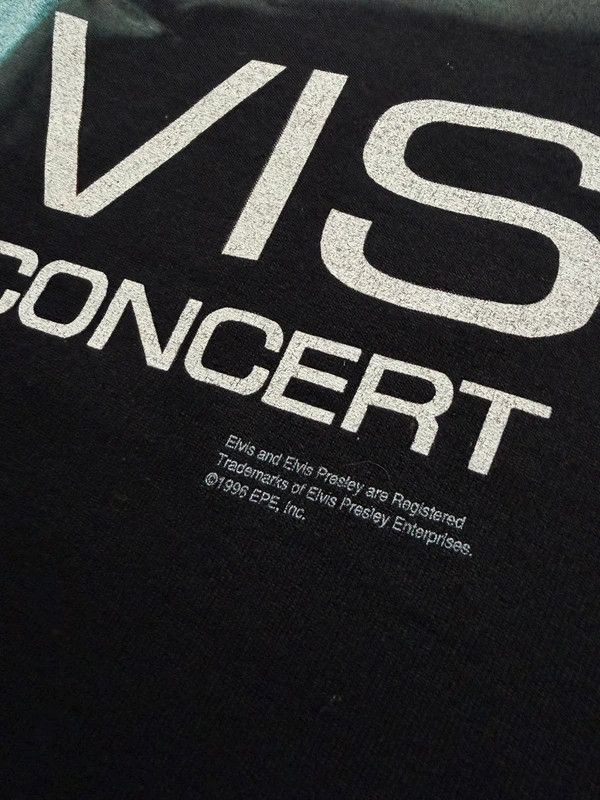 Fruit Of The Loom Elvis Presley 1996 Black Tee Shirt vintage retro Size US L / EU 52-54 / 3 - 2 Thumbnail