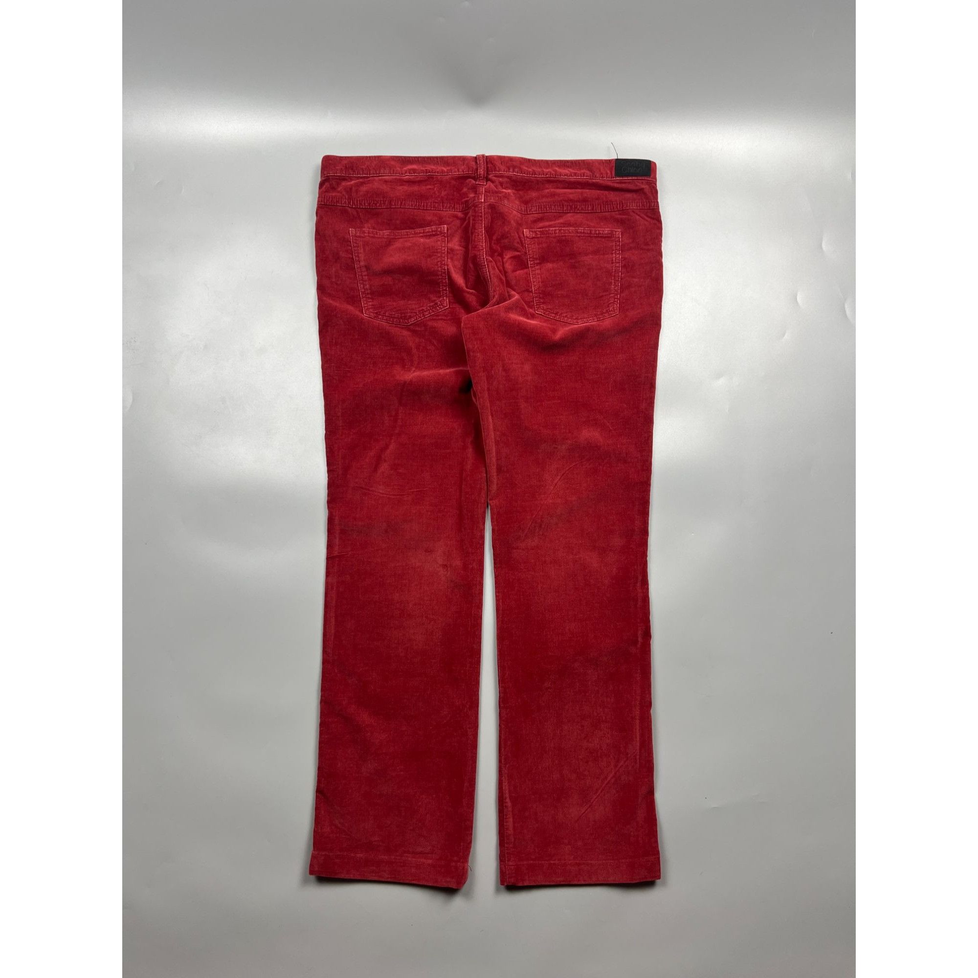 See by Chloe See By Chloe Low Waist Red Corduroy Pants (Y0887) Size 24" / US 00 / IT 34 - 11 Thumbnail