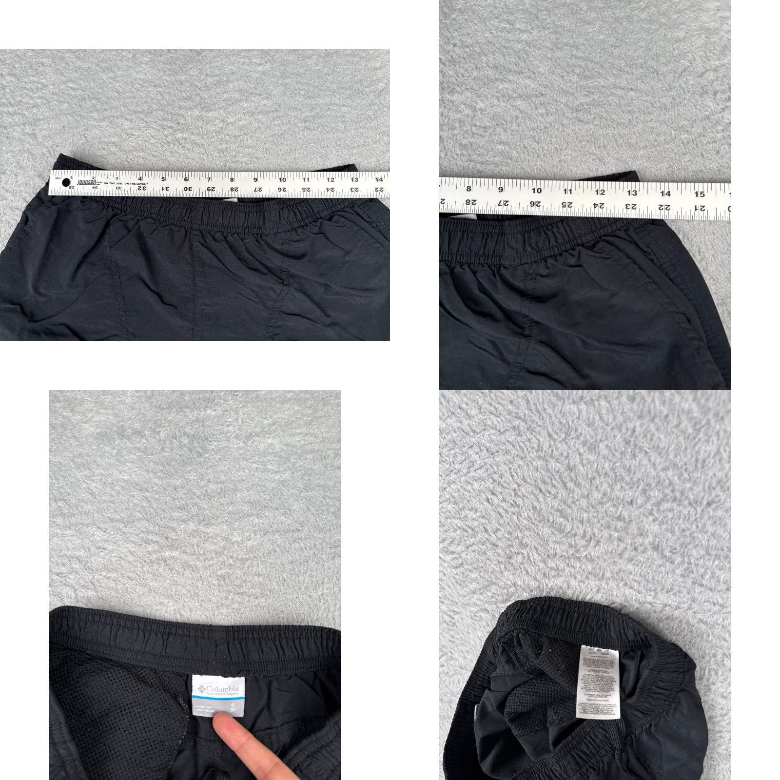 Vintage Vintage Columbia Women's Shorts Small Black Nylon Hiking Casual Travel 30x5 Size 28" / US 6 / IT 42 - 8 Thumbnail