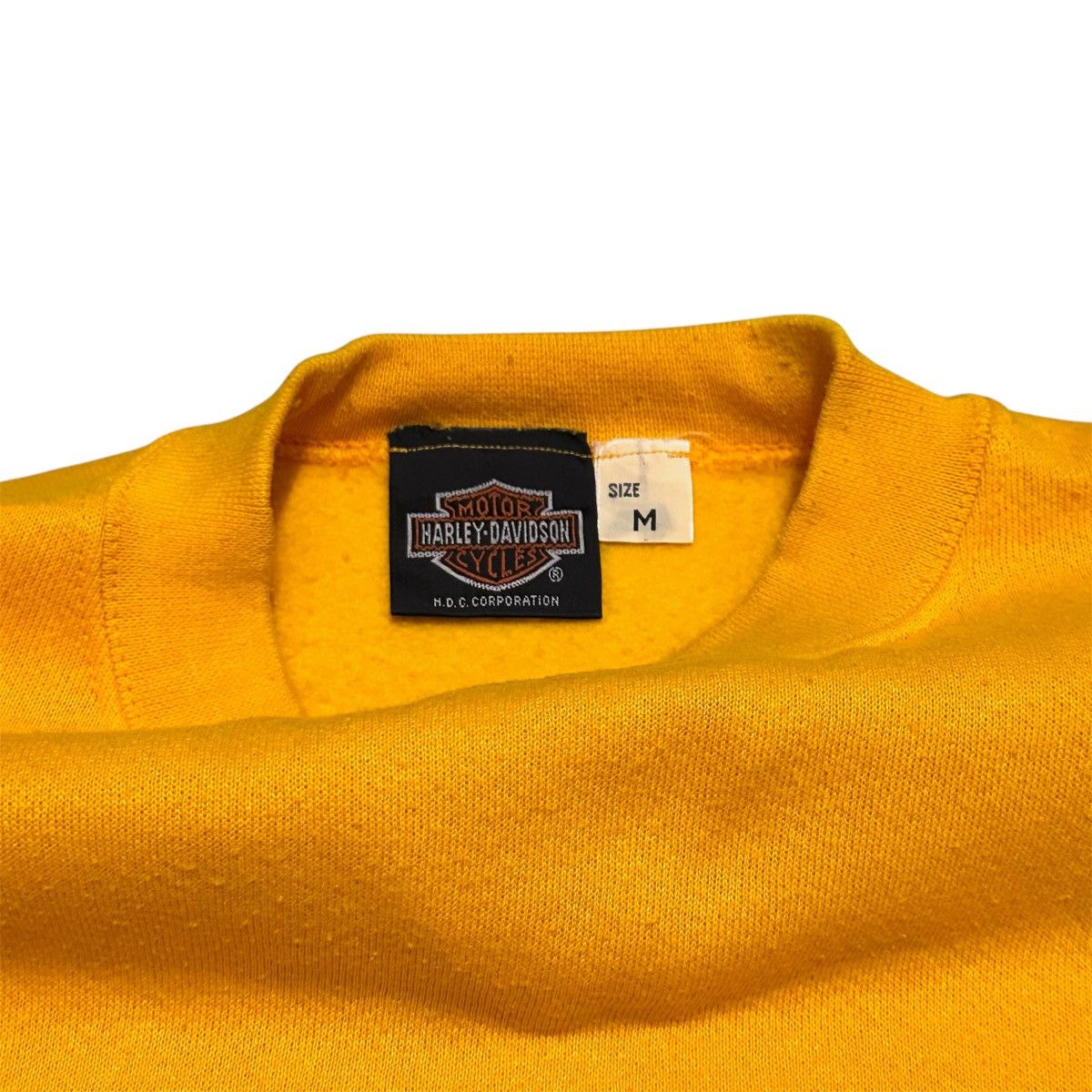 Harley Davidson (L) Vintage 1990s Harley Davidson Blue Flame Sleeve RARE Size US L / EU 52-54 / 3 - 6 Thumbnail